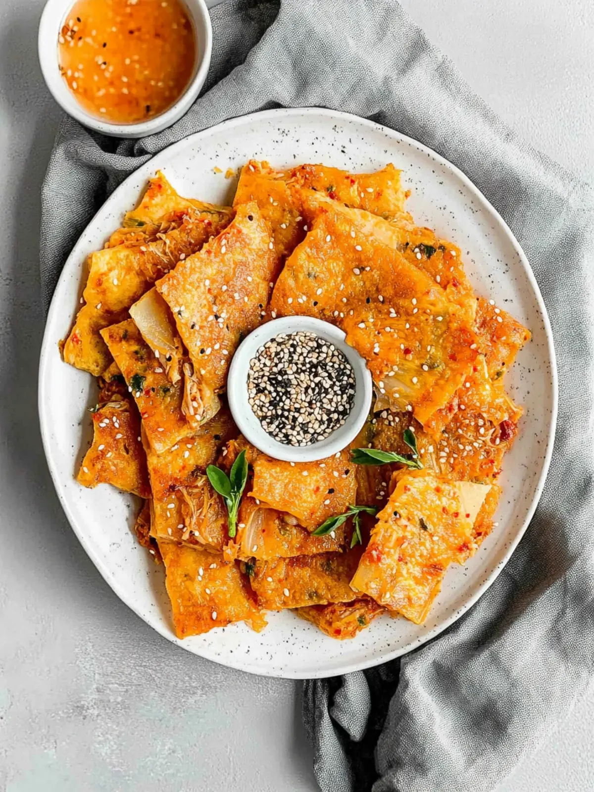 Kimchi Pancake (Kimchijeon)