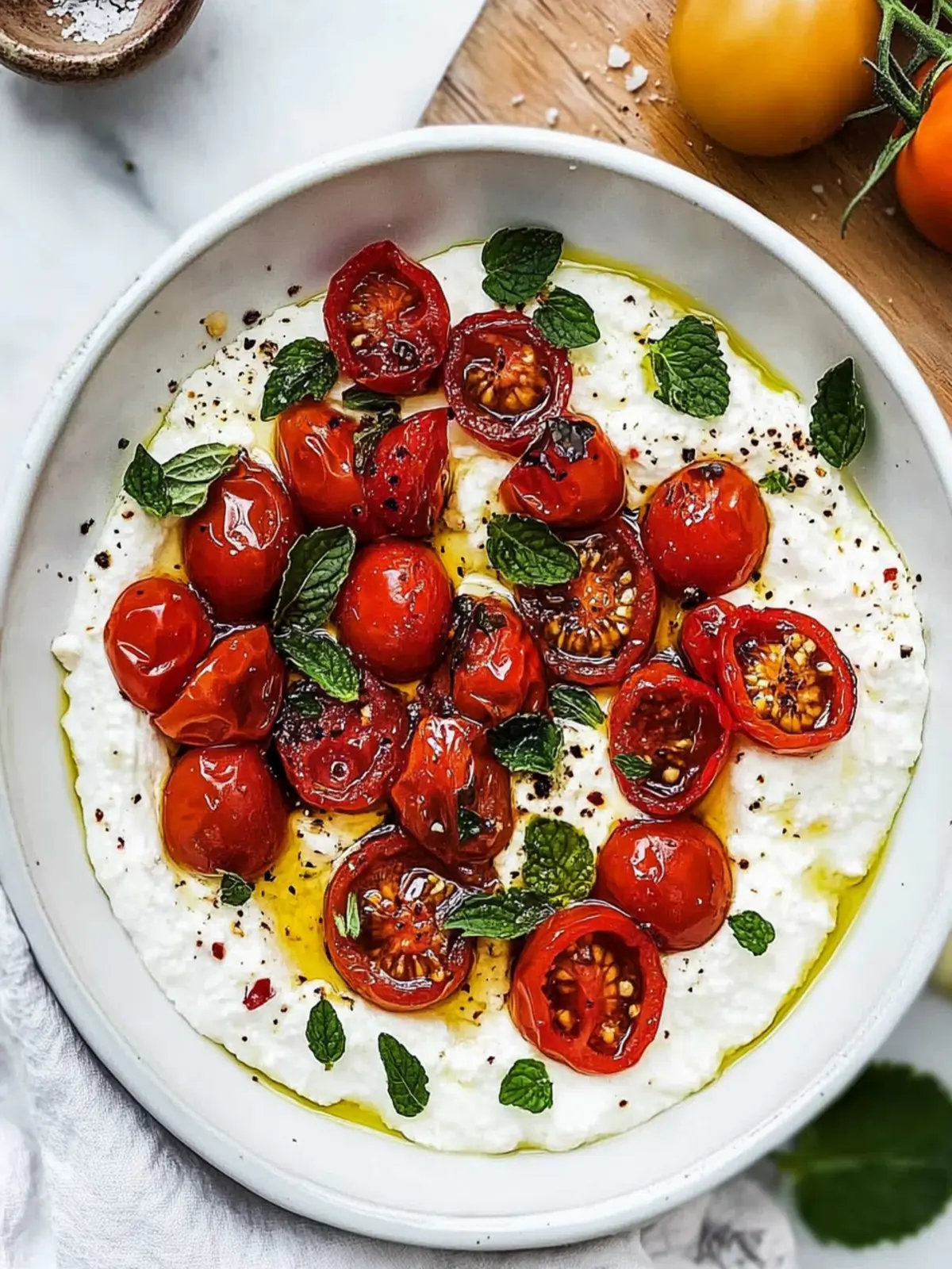 Whipped Feta Dip with Roasted Tomatoes