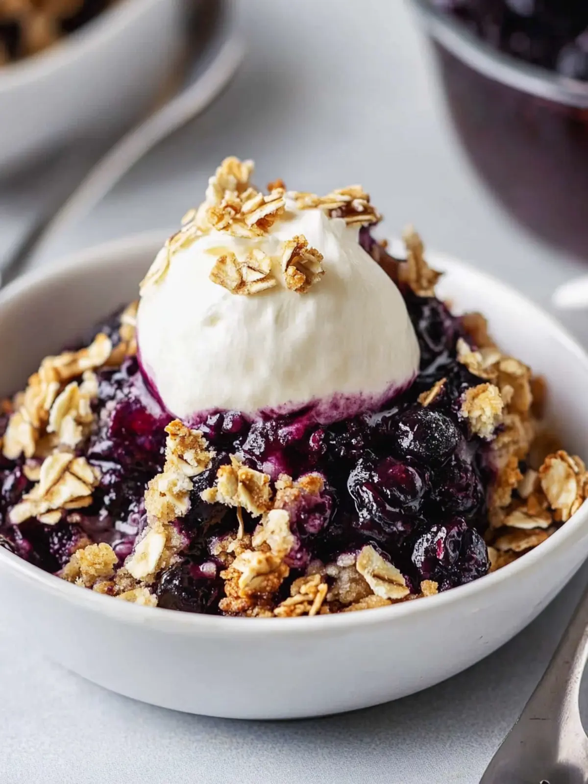 Irresistible Healthy Blueberry Crisp for Guilt-Free Indulgence 2 Healthy Blueberry Crisp