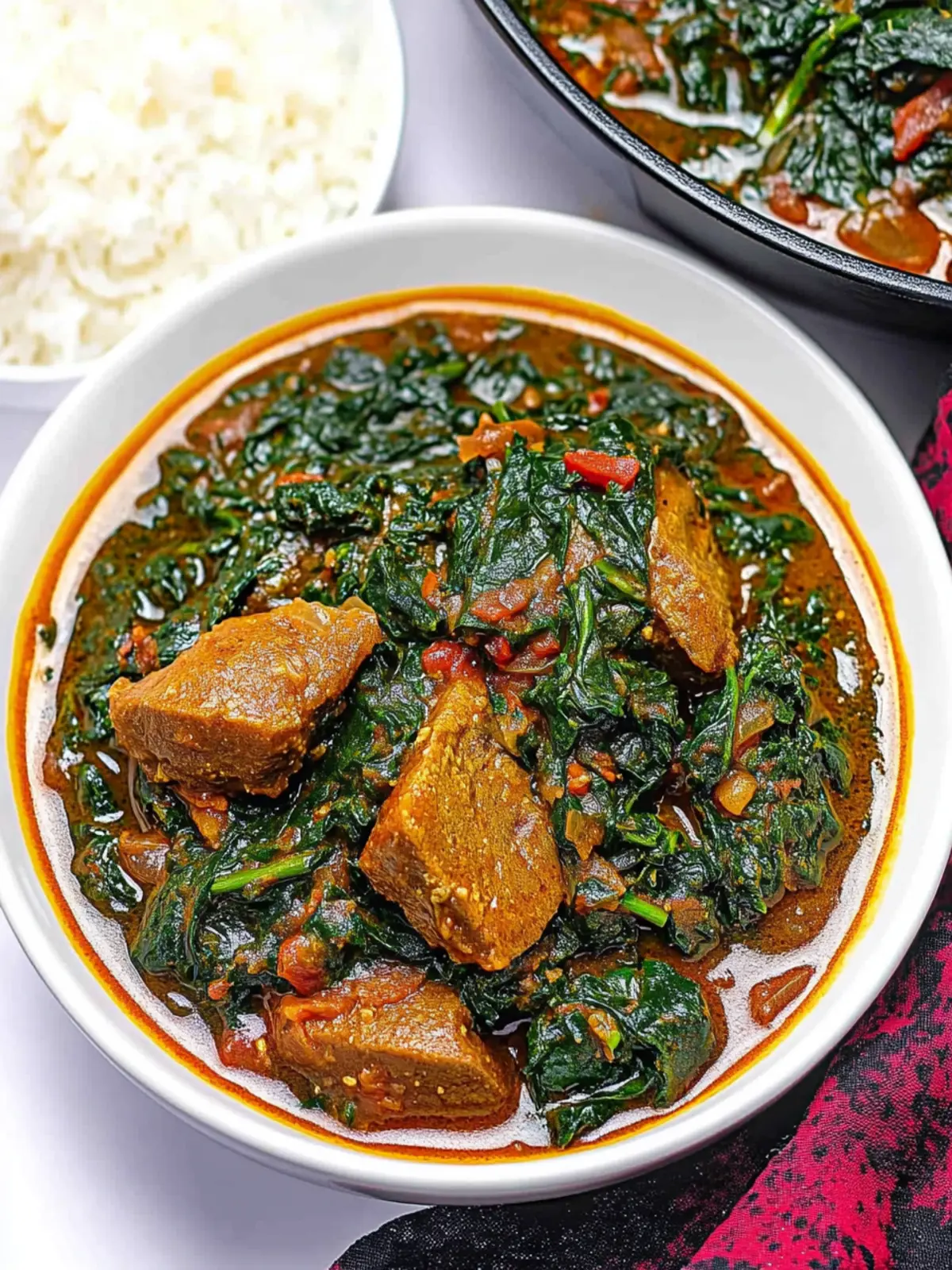 Efo Riro - Nourishing Nigerian Spinach Stew for All Diets 5 Efo Riro - Nigerian Spinach Stew