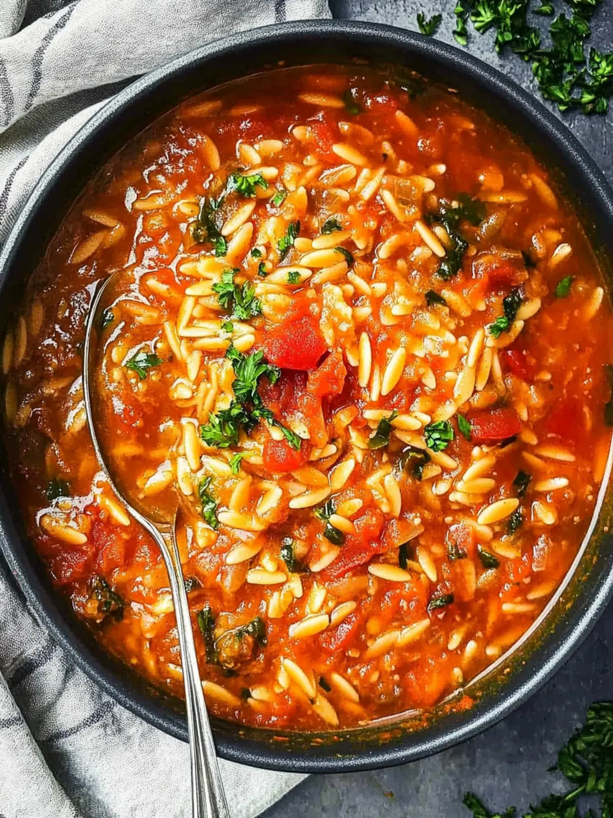 Hearty Stuffed Pepper Orzo Soup: Comfort in Every Bite 5 Stuffed Pepper Orzo Soup