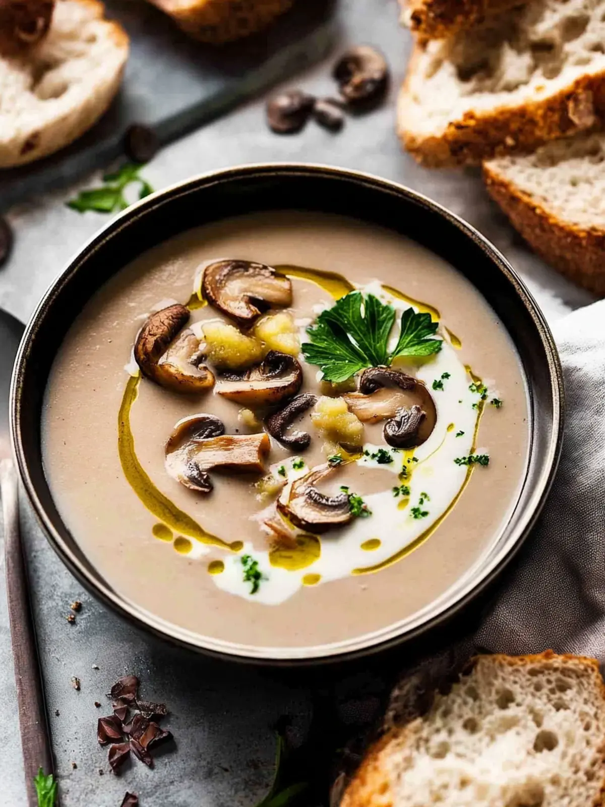 Creamy Mushroom Soup That Will Change Your Cold Days Forever 3 Mushroom Soup