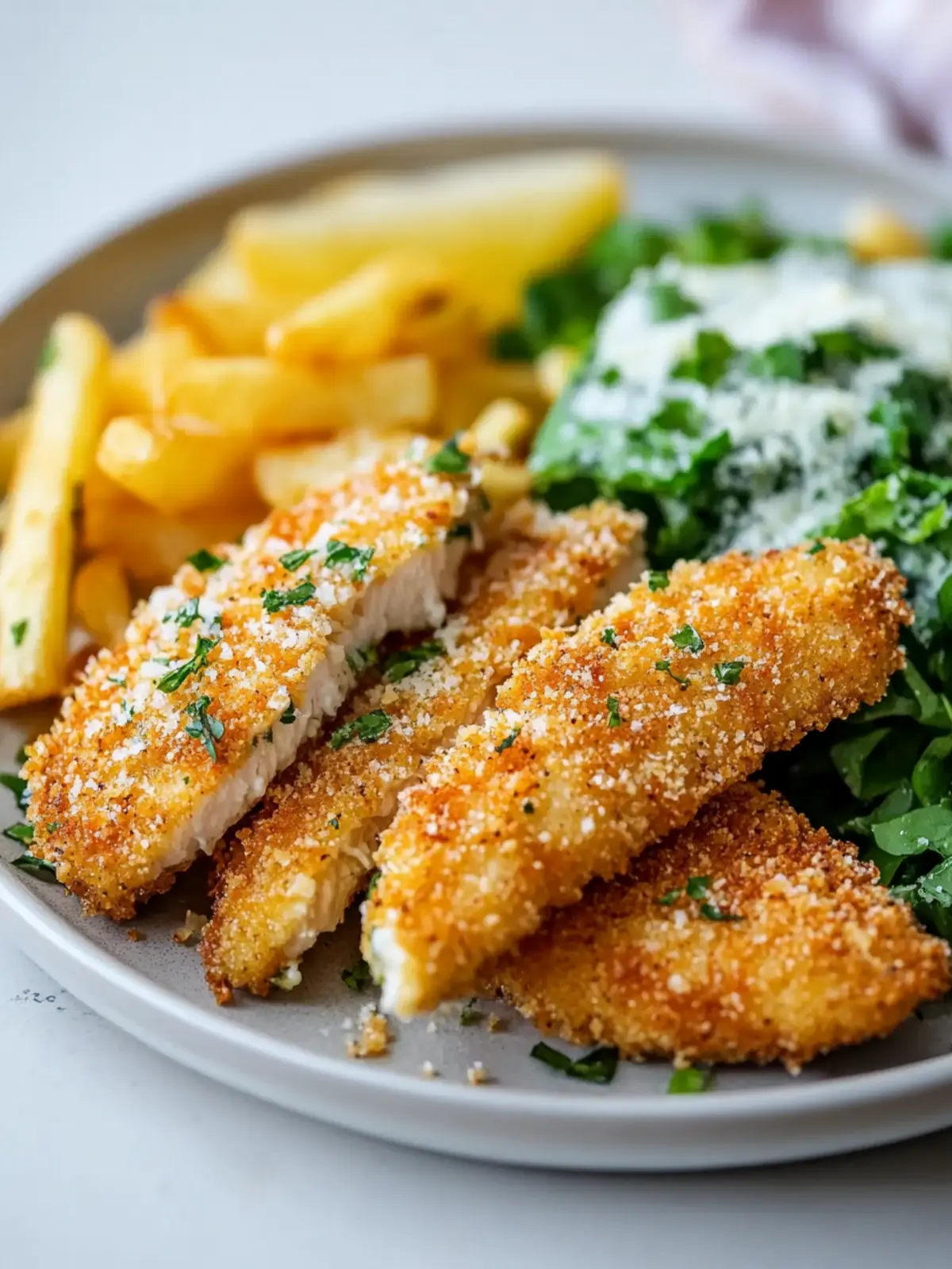 Crispy Baked Garlic Parmesan Chicken Tenders Your Family Will Love 4 Baked Garlic Parmesan Chicken Tenders