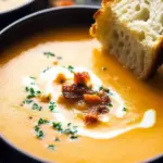 Creamy Carrot Soup: Wholesome Comfort with a Twist of Bacon 6 Creamy Carrot Soup
