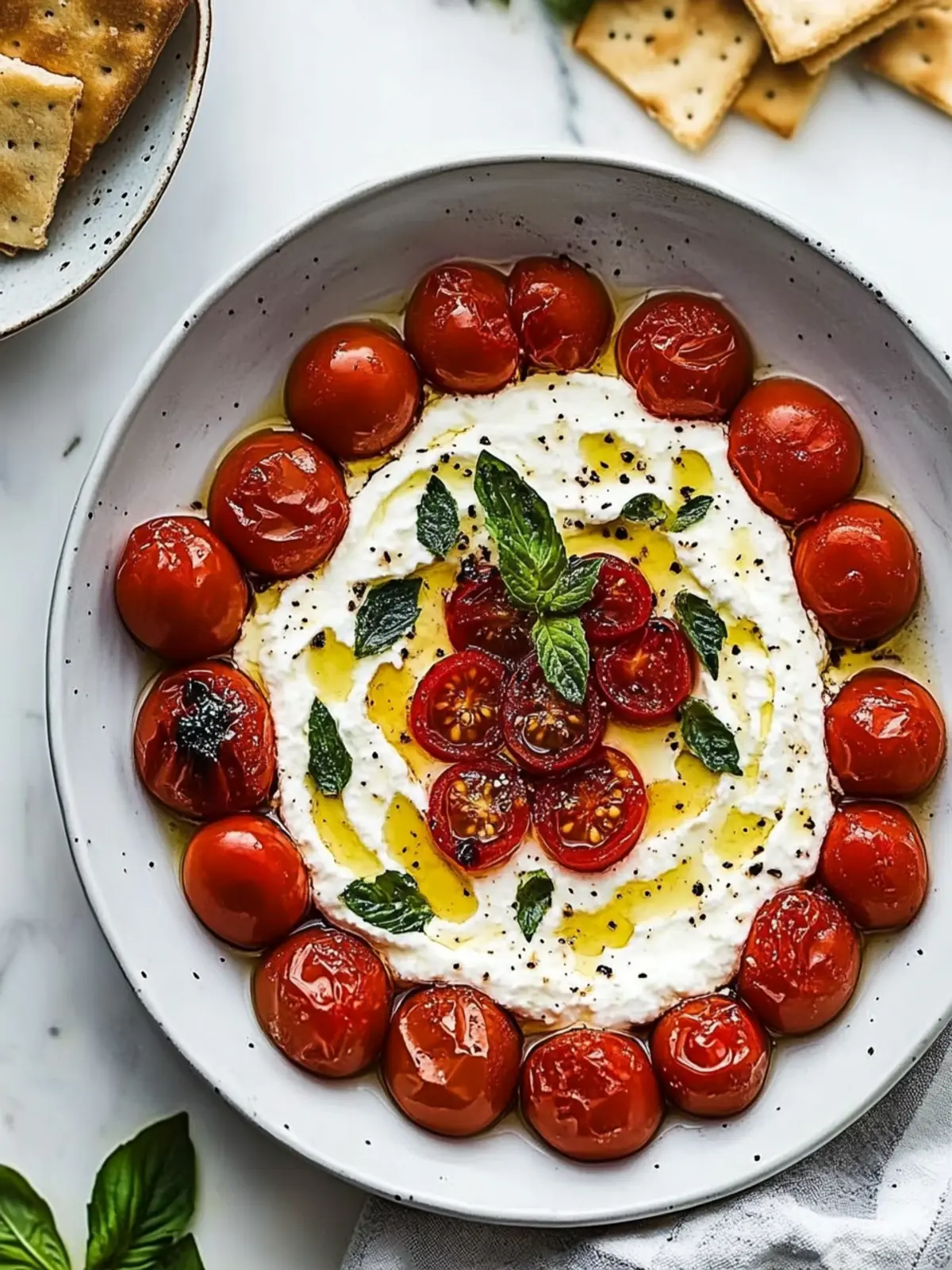 Whipped Feta Dip with Roasted Tomatoes