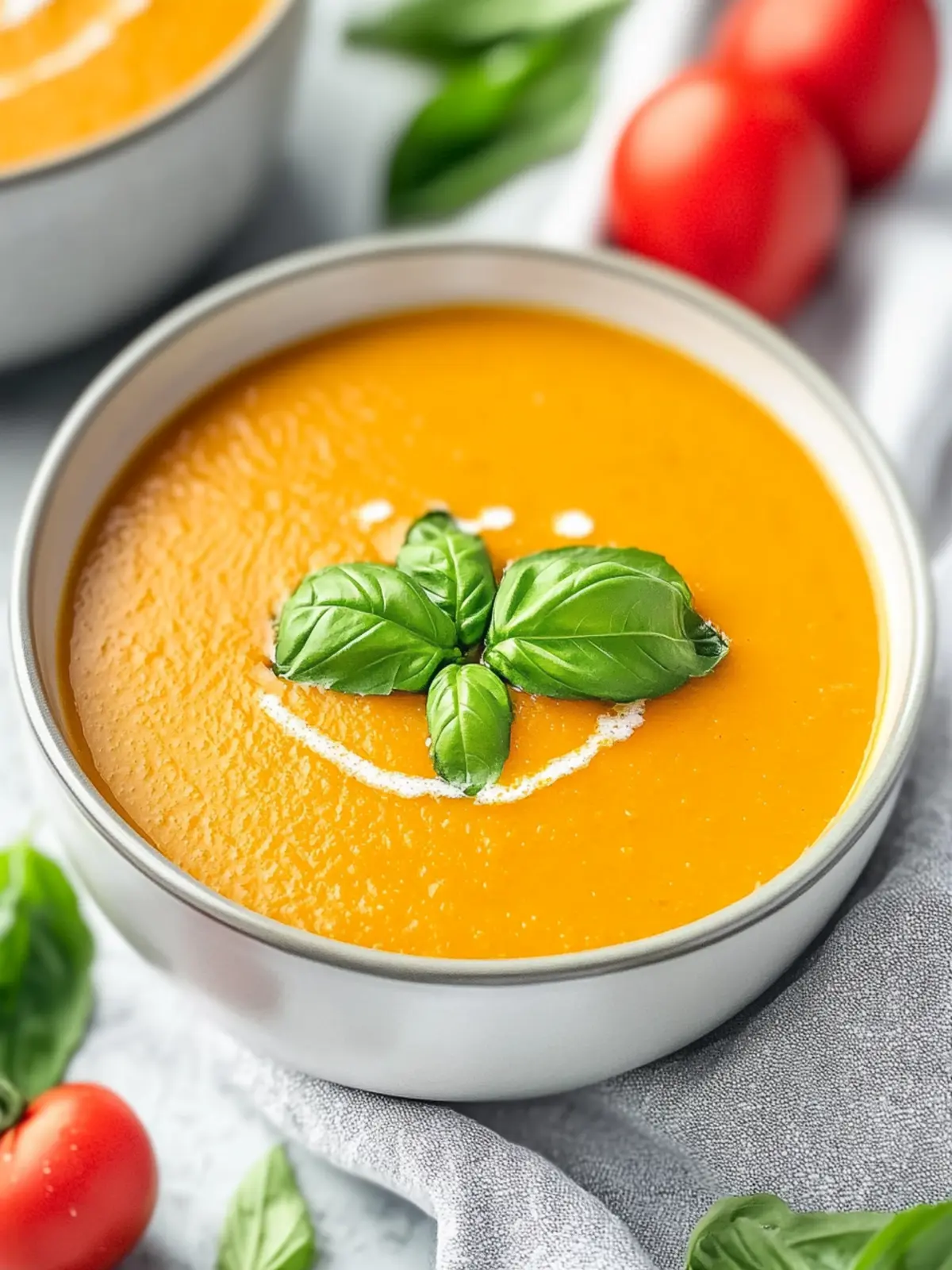 Delicious Roasted Tomato Basil Soup for Ultimate Comfort 3 Roasted Tomato Basil Soup