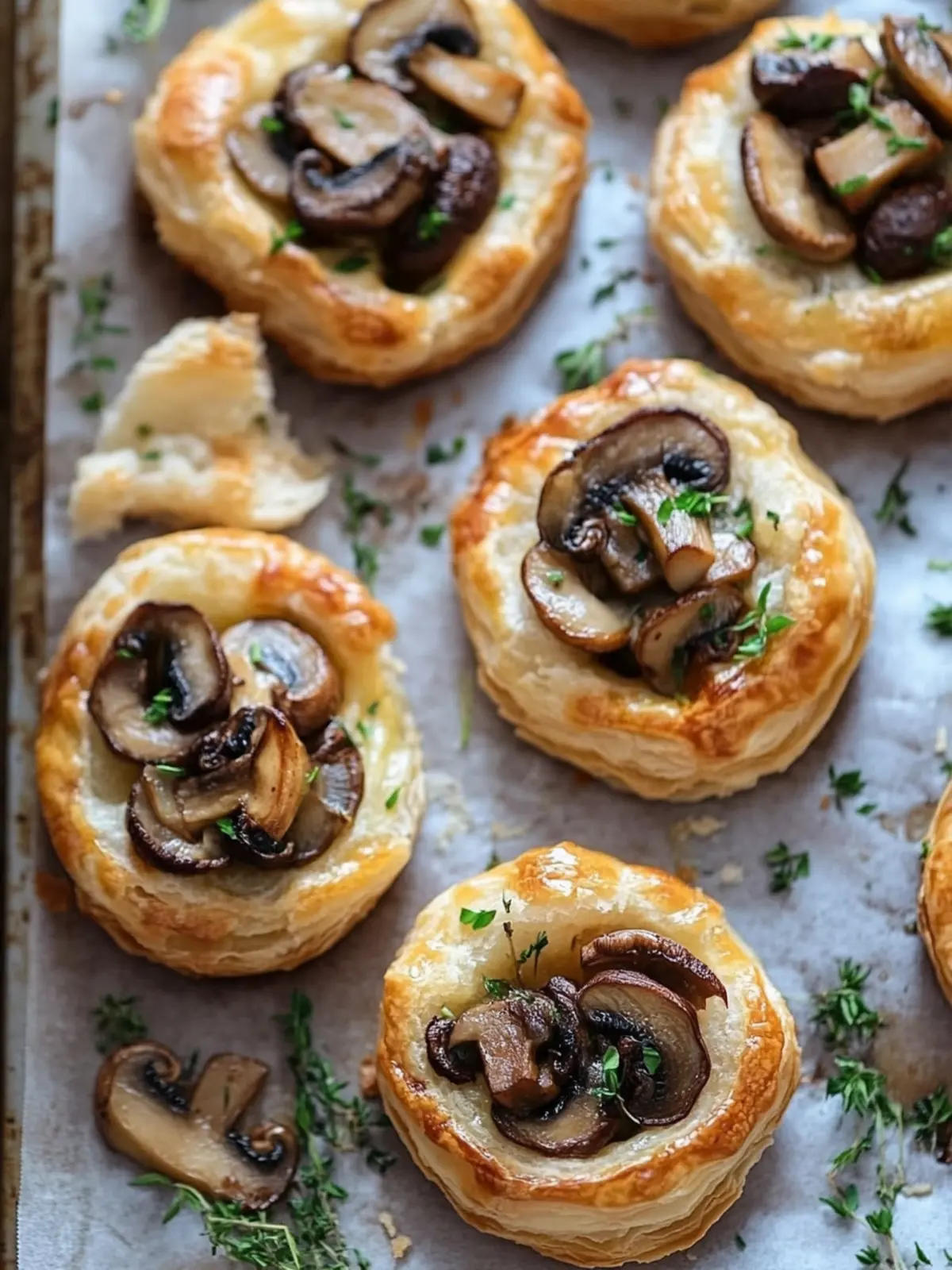 Savory Mushroom Puff Pastry Bites for Effortless Entertaining 2 Mushroom Puff Pastry Bites