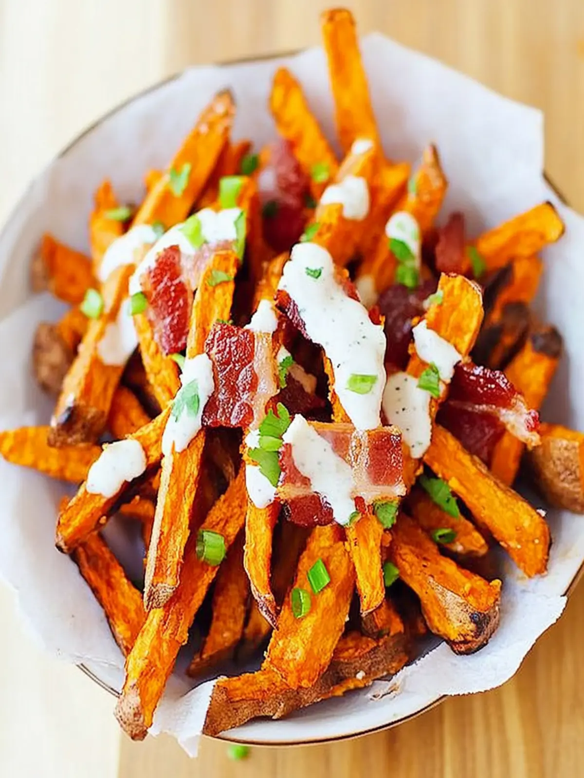 Spicy Sweet Potato Fries with Bacon for Game Night Bliss 5 Spicy Sweet Potato Fries with Bacon