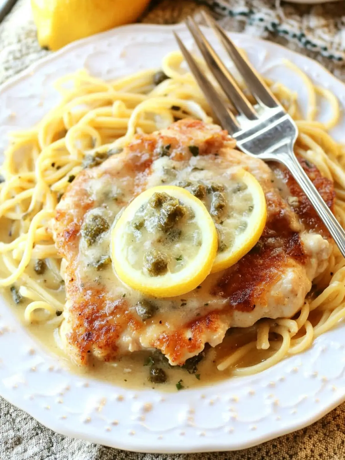 Savory Chicken Scallopini with Zesty Piccata Sauce 5 Chicken Scallopini with Piccata Sauce