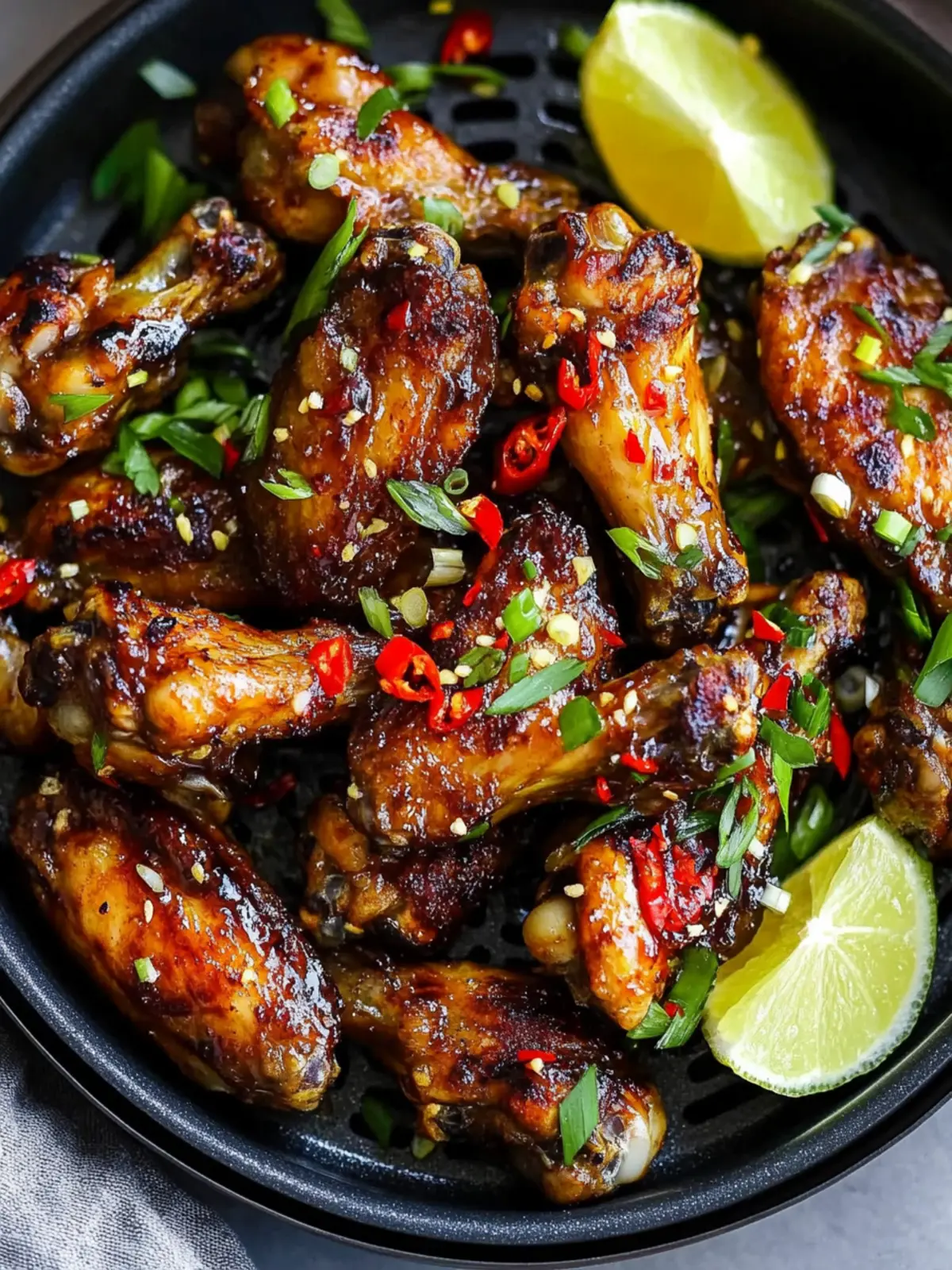 Sticky Lemongrass Chilli Air Fryer Chicken Wings You'll Love 4 Sticky lemongrass chilli Air Fryer chicken wings