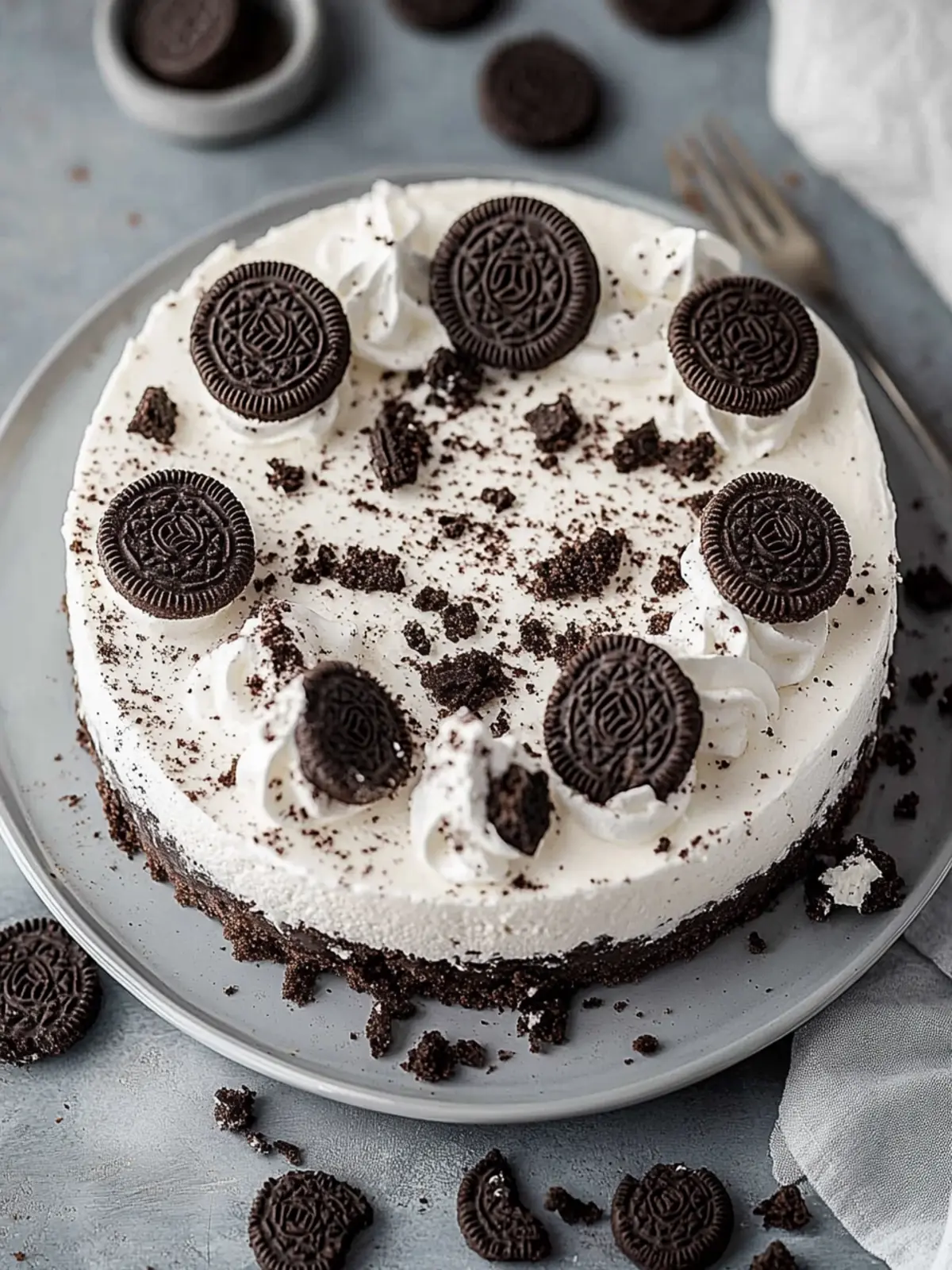 Creamy No-Bake Oreo Cheesecake for Easy Indulgence 4 No-Bake Oreo Cheesecake