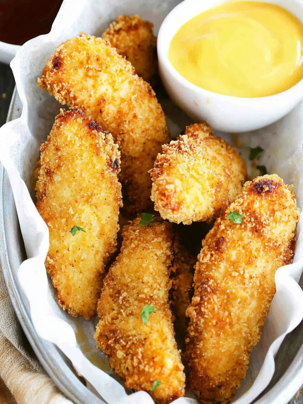 Crispy Oven-Fried Chicken Tenders for Guilt-Free Indulgence 2 Oven-Fried Chicken Tenders