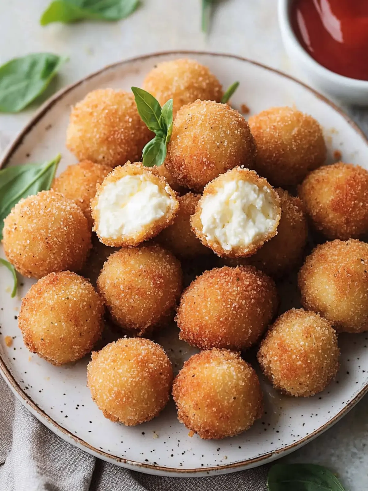 Crispy Fried Mozzarella Balls Perfect for Any Gathering 5 Fried Mozzarella Balls