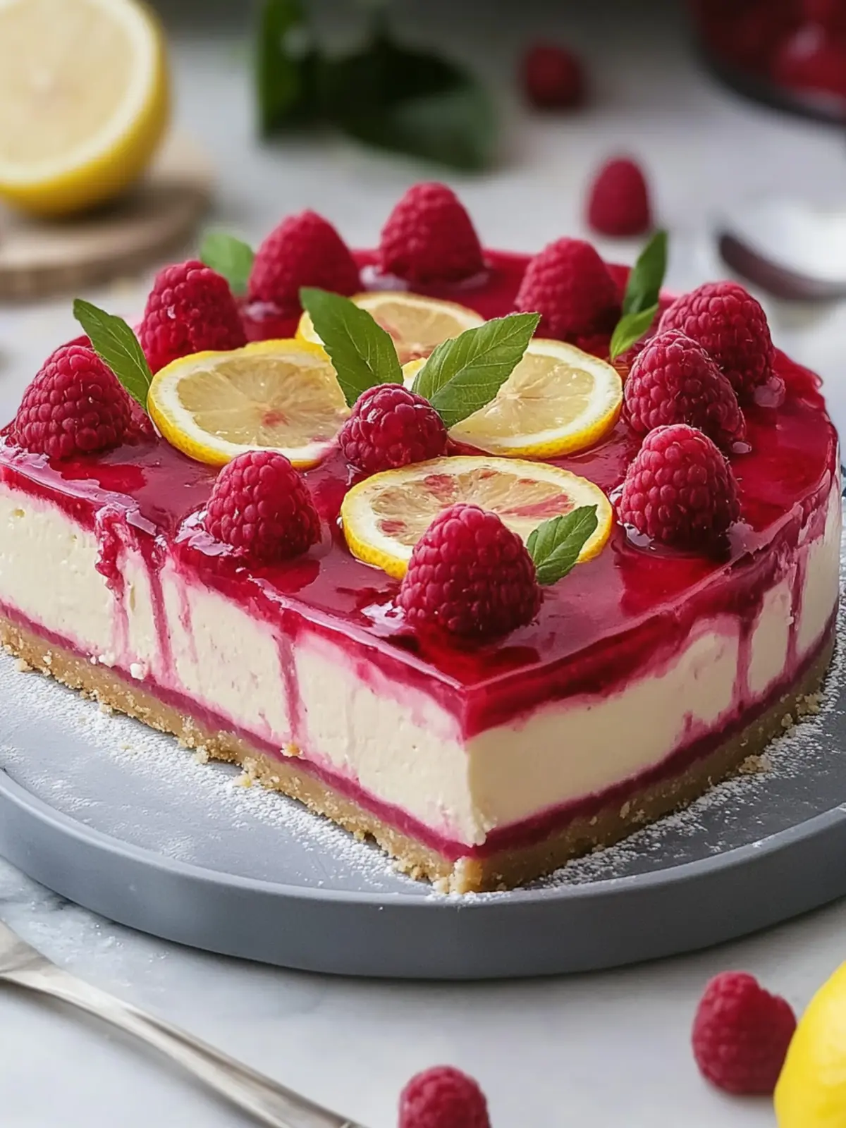 Zesty Raspberry Lemon Cheesecake That Will Wow Your Guests 4 Raspberry Lemon Cheesecake