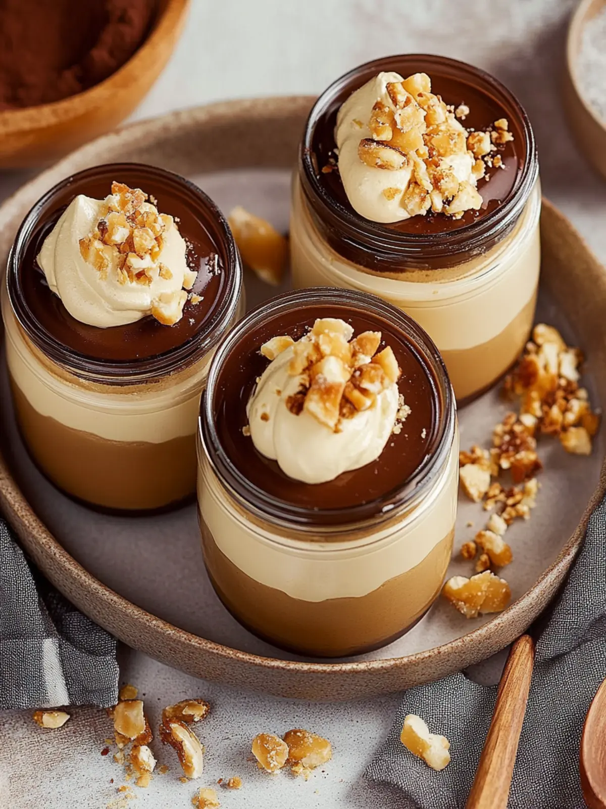 Delicious Snickers Mousse Cups for Healthy Indulgence 3 Snickers Mousse Cups