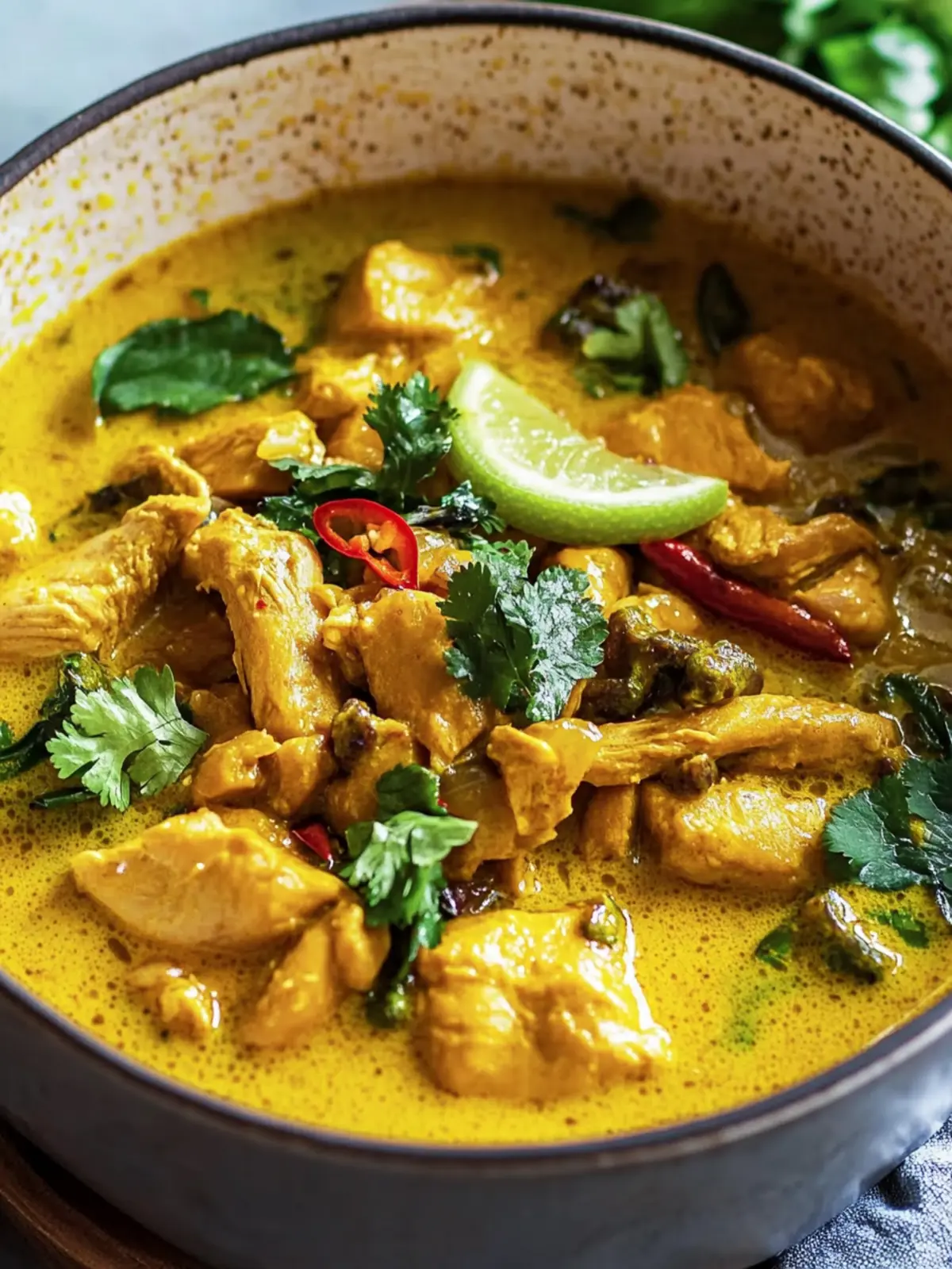 Golden Coconut Chicken Curry for a Cozy Night In 3 Golden coconut chicken curry
