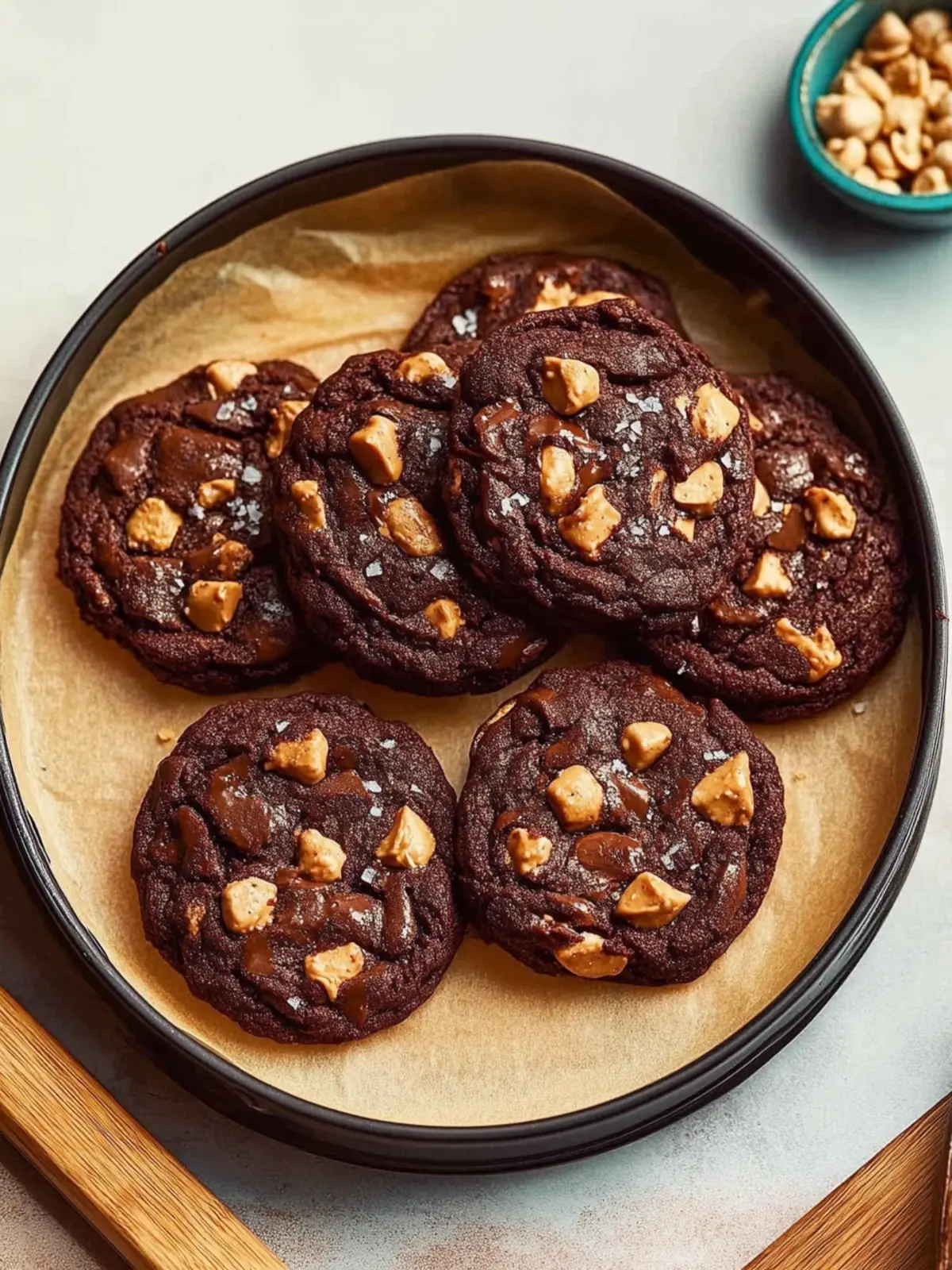 Decadent Flourless Chocolate Fudge Peanut Butter Cookies 5 Flourless Chocolate Fudge Peanut Butter Cookie