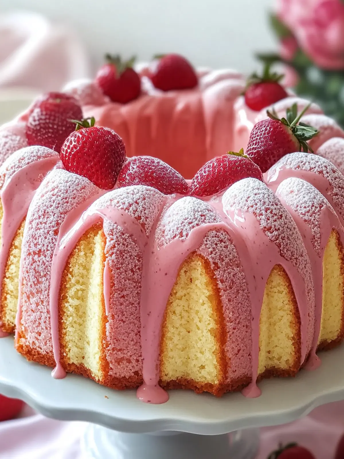 Strawberry Milkshake Pound Cake Recipe: Sweet Summer Bliss 5 Strawberry Milkshake Pound Cake Recipe: A Sweet Delight!