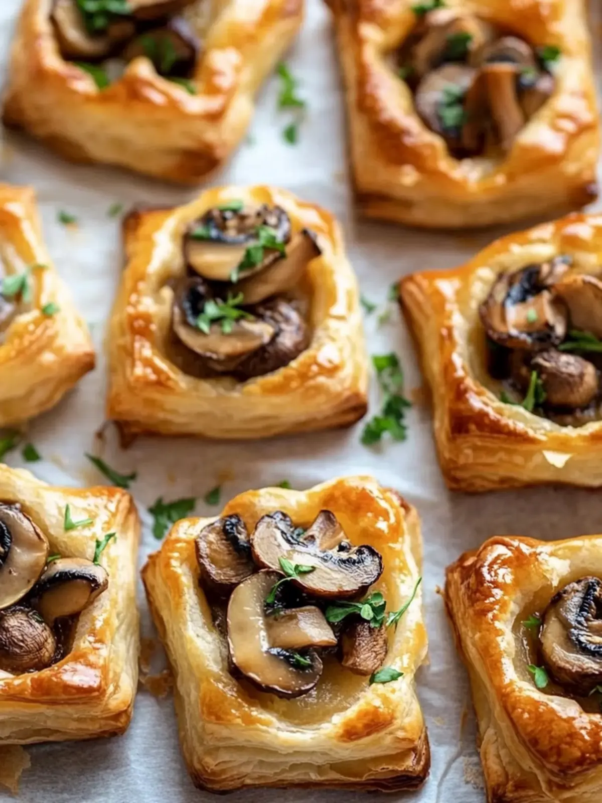 Savory Mushroom Puff Pastry Bites for Effortless Entertaining 4 Mushroom Puff Pastry Bites