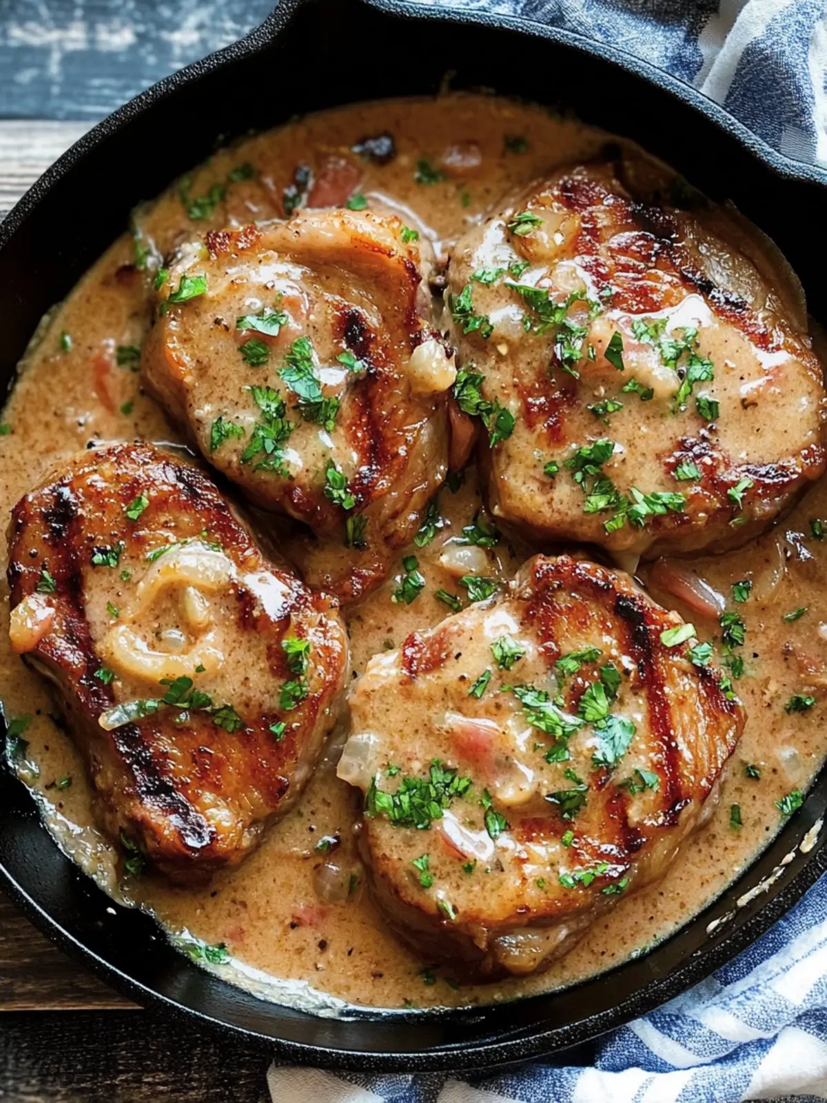 Savory Smothered Pork Chops with Creamy Onion Gravy Delight 2 Smothered Pork Chops