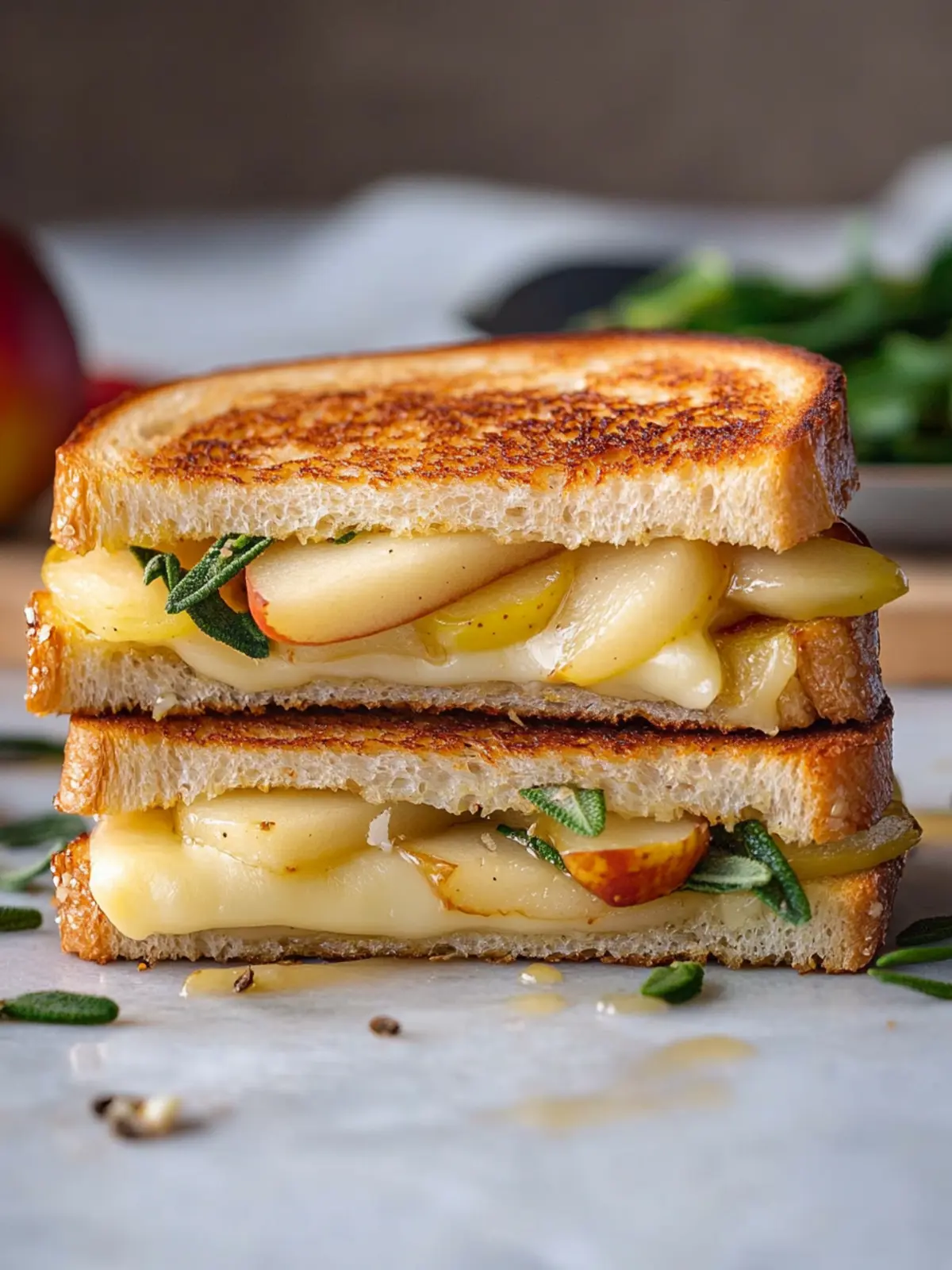 Indulge in a Pear & Brie Grilled Cheese Sandwich Delight 5 Pear & Brie Grilled Cheese Sandwich