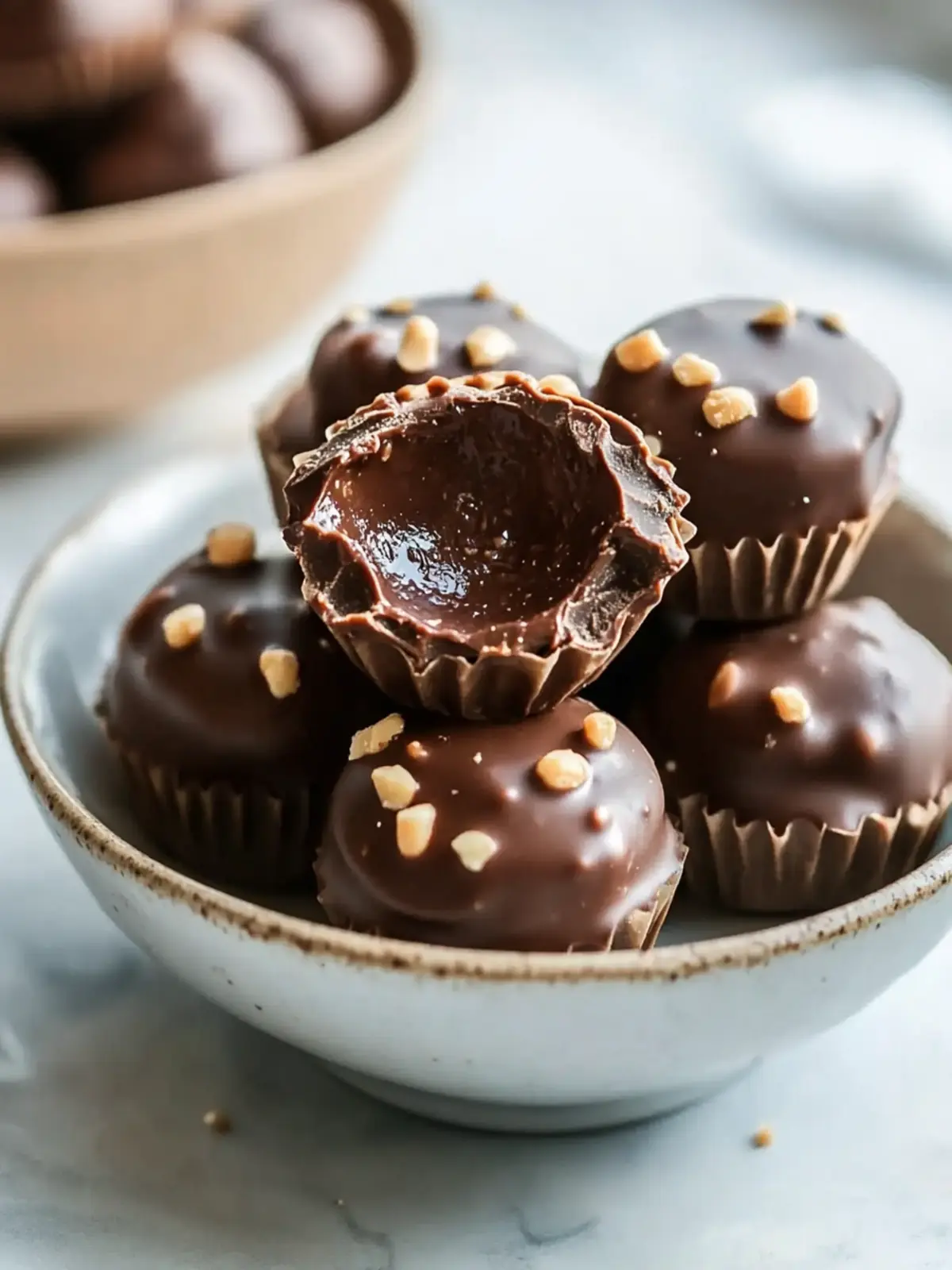 The Best No-Bake Diabetic Chocolate Peanut Butter Bites Ever! 2 The Best No-Bake Diabetic Chocolate Peanut Butter Bites (So Creamy!)