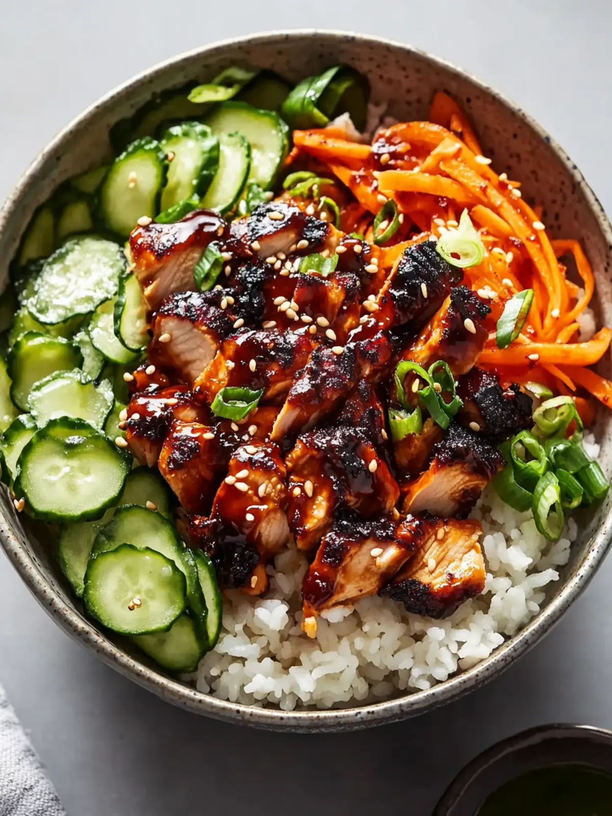 Savory Korean BBQ Chicken Bowls: Your Easy Weeknight Delight 2 Korean BBQ Chicken Bowls (Easy Weeknight Recipe!)