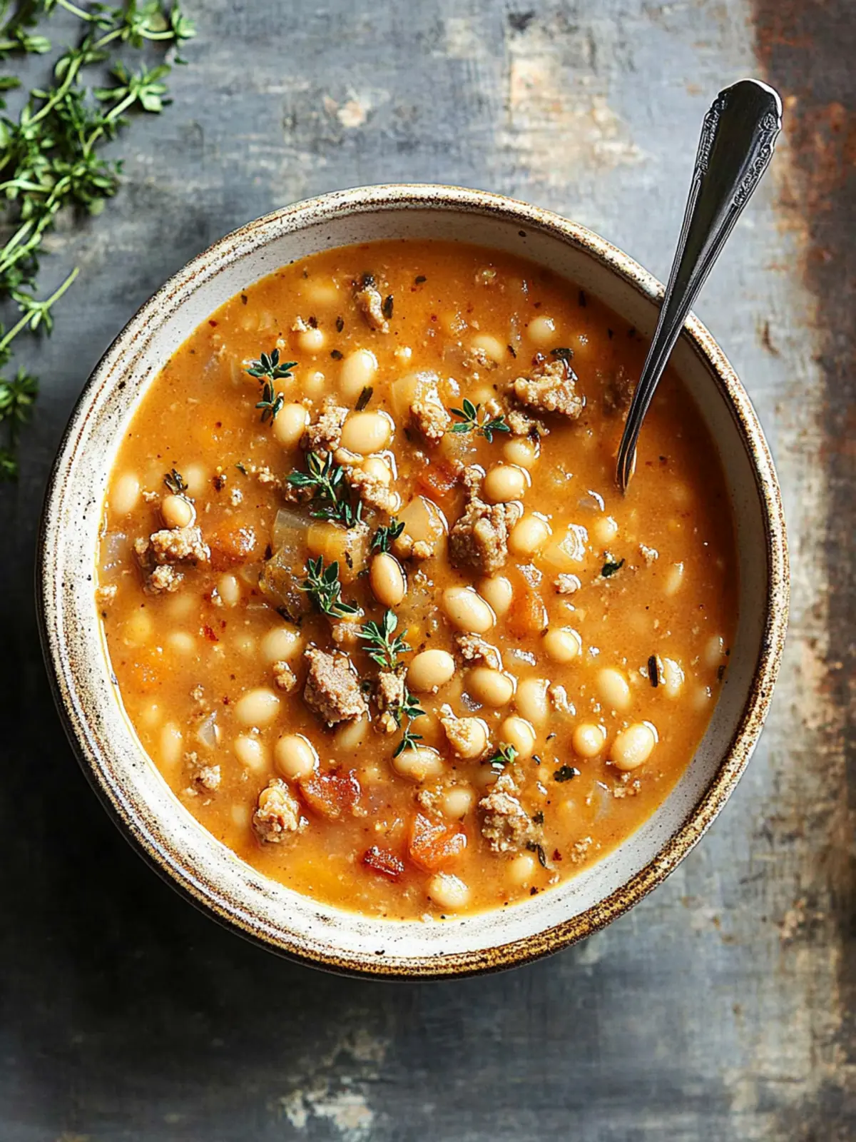 Creamy Bean Soup with Sausage: Cozy Up in 30 Minutes 5 Creamy Bean Soup with Sausage