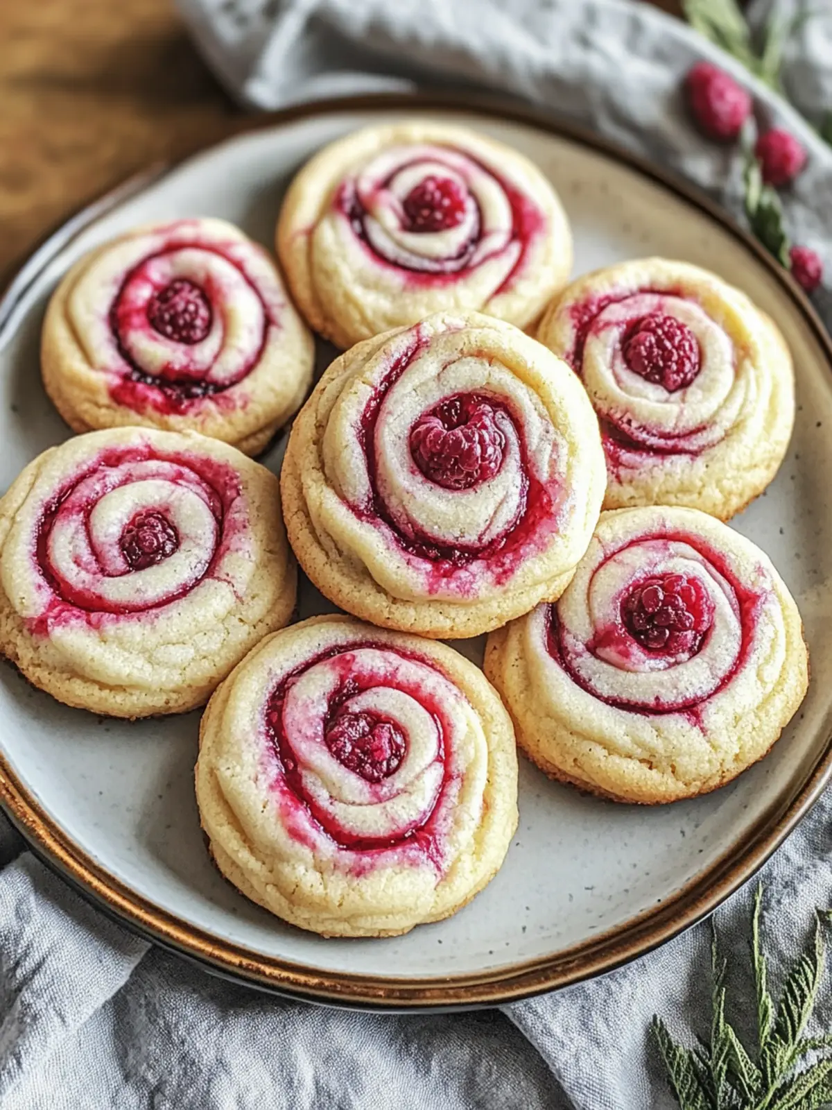 Decadent Raspberry Swirl Cookies That Melt in Your Mouth 4 Raspberry Swirl Cookies