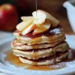 Fluffy Apple Cinnamon Yogurt Pancakes for a Healthy Breakfast 6 Apple cinnamon yogurt pancakes