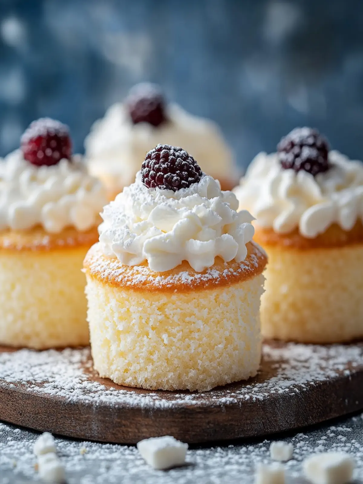 Fluffy Japanese Cotton Cheesecake Cupcakes: Pure Sweet Bliss 3 Fluffy Japanese Cotton Cheesecake Cupcakes: A Sweet Escape