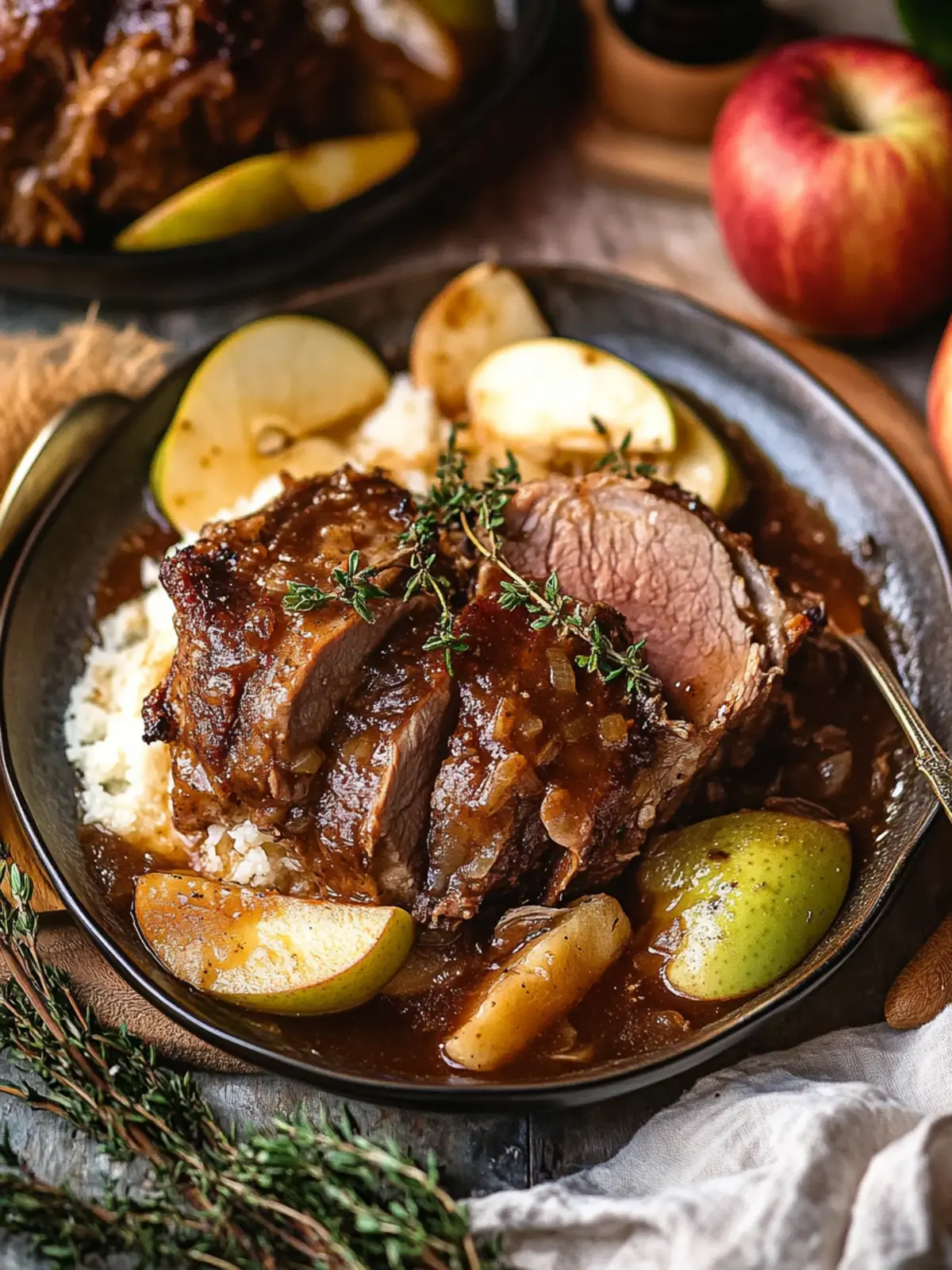 Apple Cider Braised Pork Shoulder for Cozy Dinner Bliss 4 Apple Cider Braised Pork Shoulder