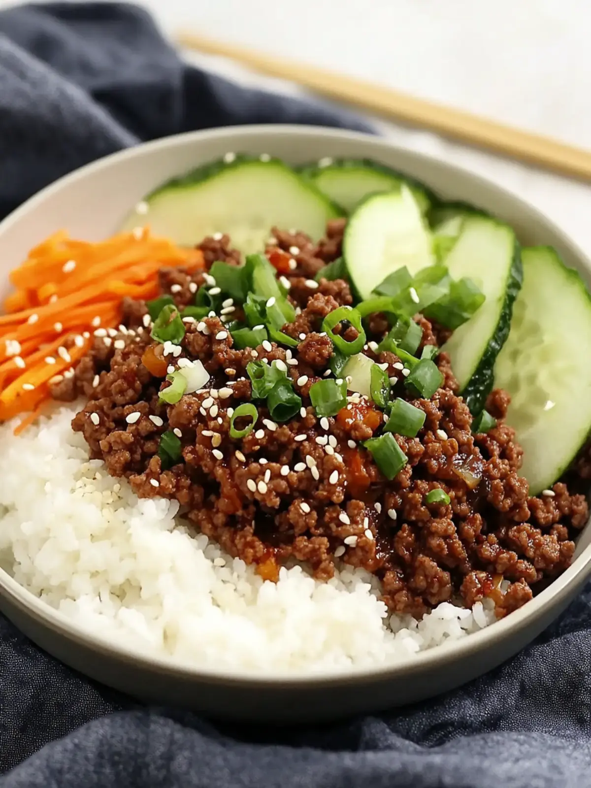 Delicious Korean Ground Beef Bowl Quick & Easy for Busy Nights 4 Delicious Korean Ground Beef Bowl (Quick & Easy)