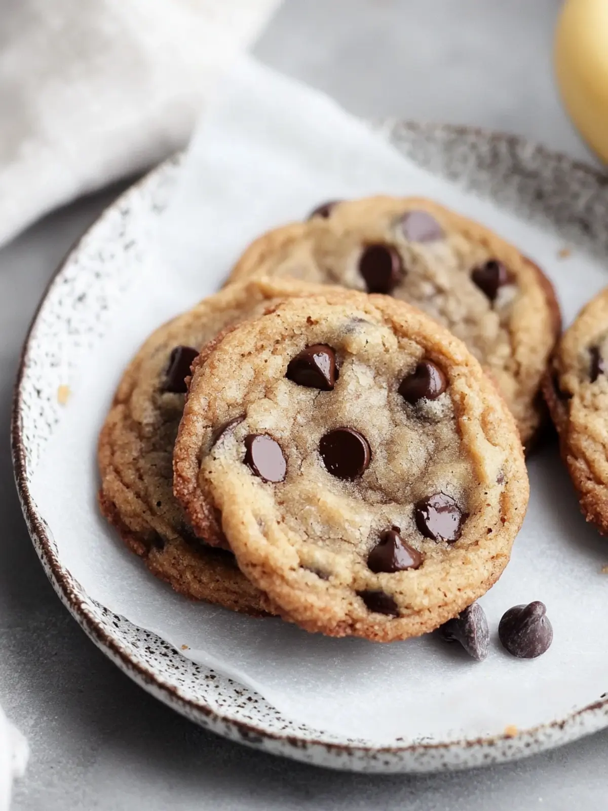 Irresistible Banana Bread Chocolate Chip Cookies in One Bowl 4 Banana Bread Chocolate Chip Cookies