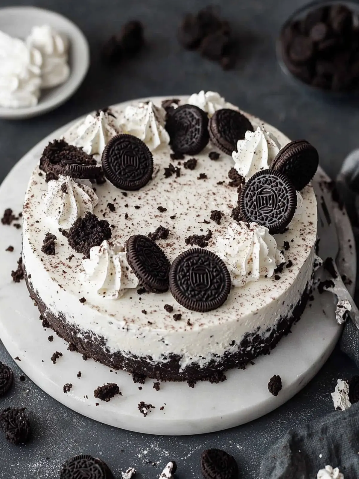 Creamy No-Bake Oreo Cheesecake for Easy Indulgence 5 No-Bake Oreo Cheesecake