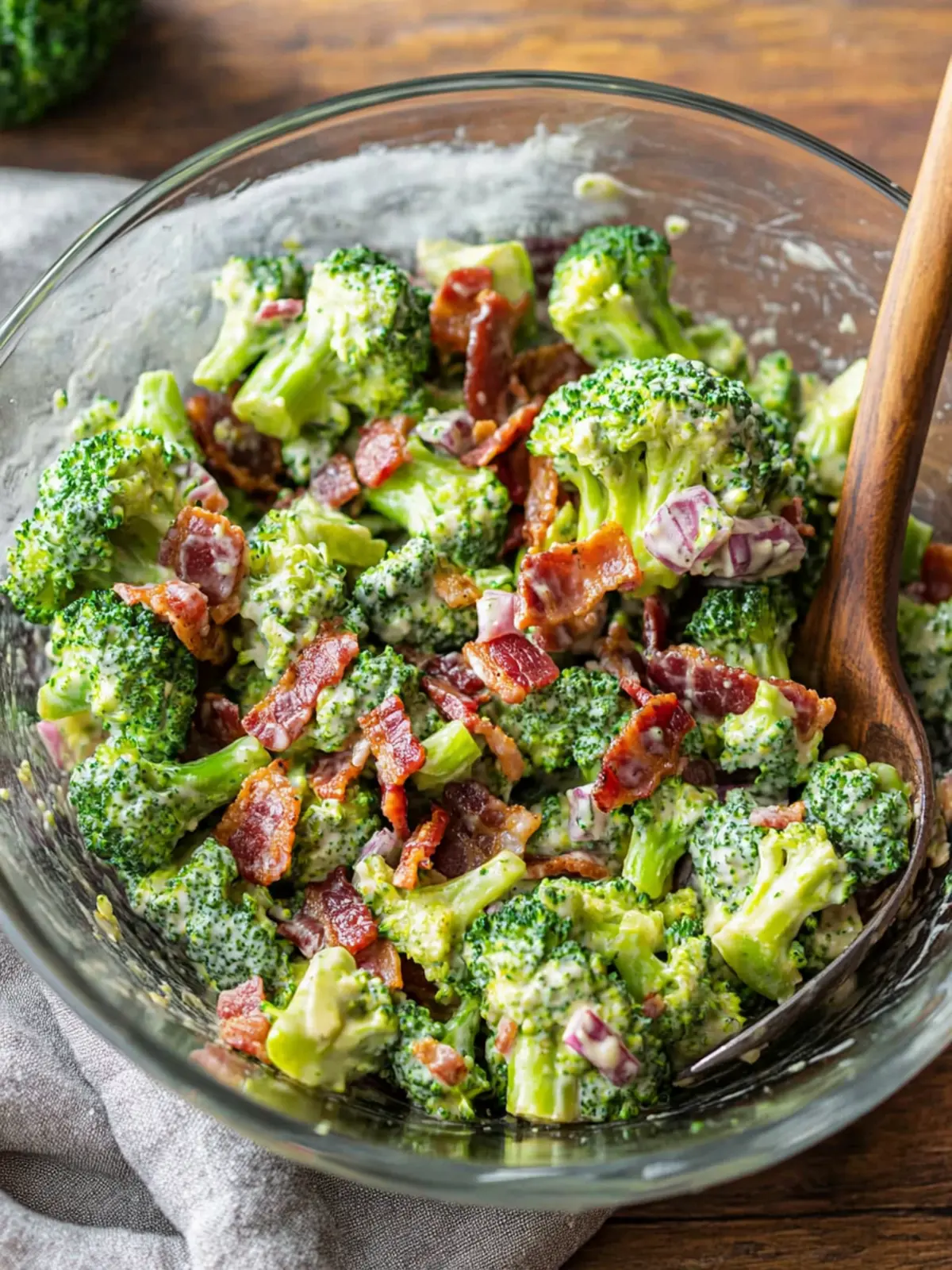 Crunchy Broccoli Salad with Bacon That's Perfectly Irresistible 5 Crunchy Broccoli Salad with Bacon