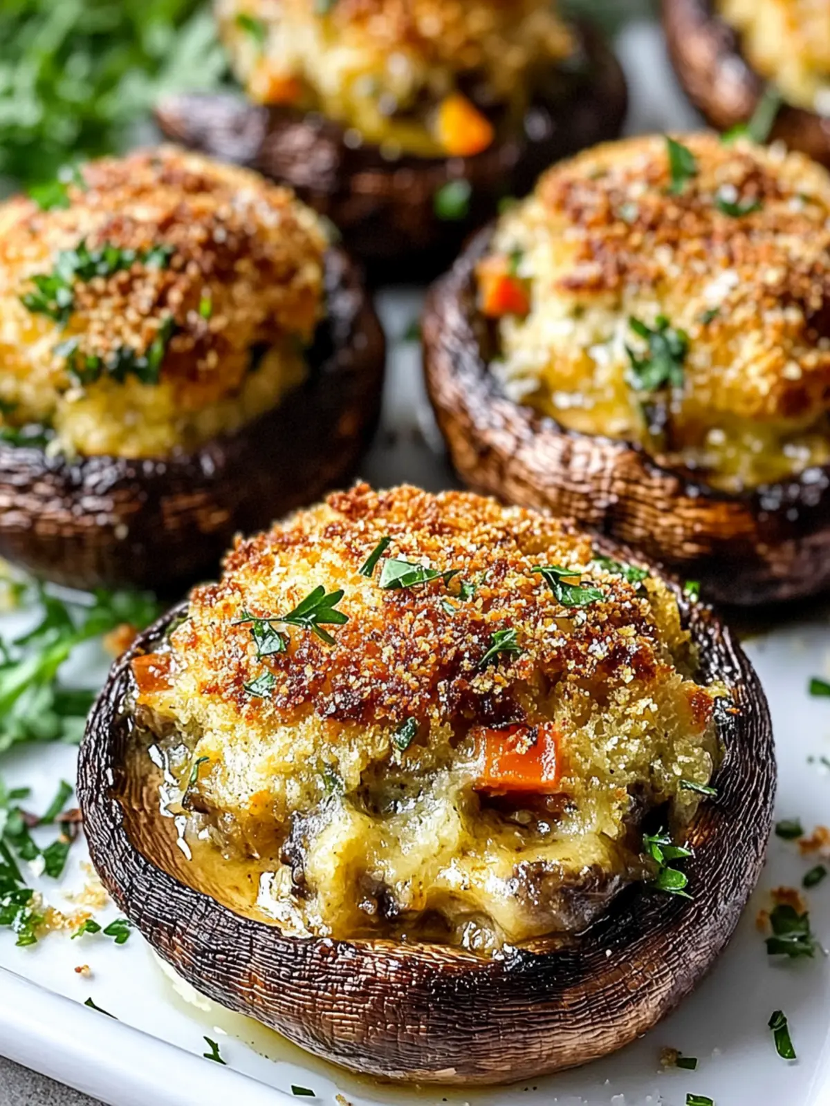 Customize Your Stuffed Portobello Mushrooms for Ultimate Flavor 4 Stuffed Portobello Mushrooms