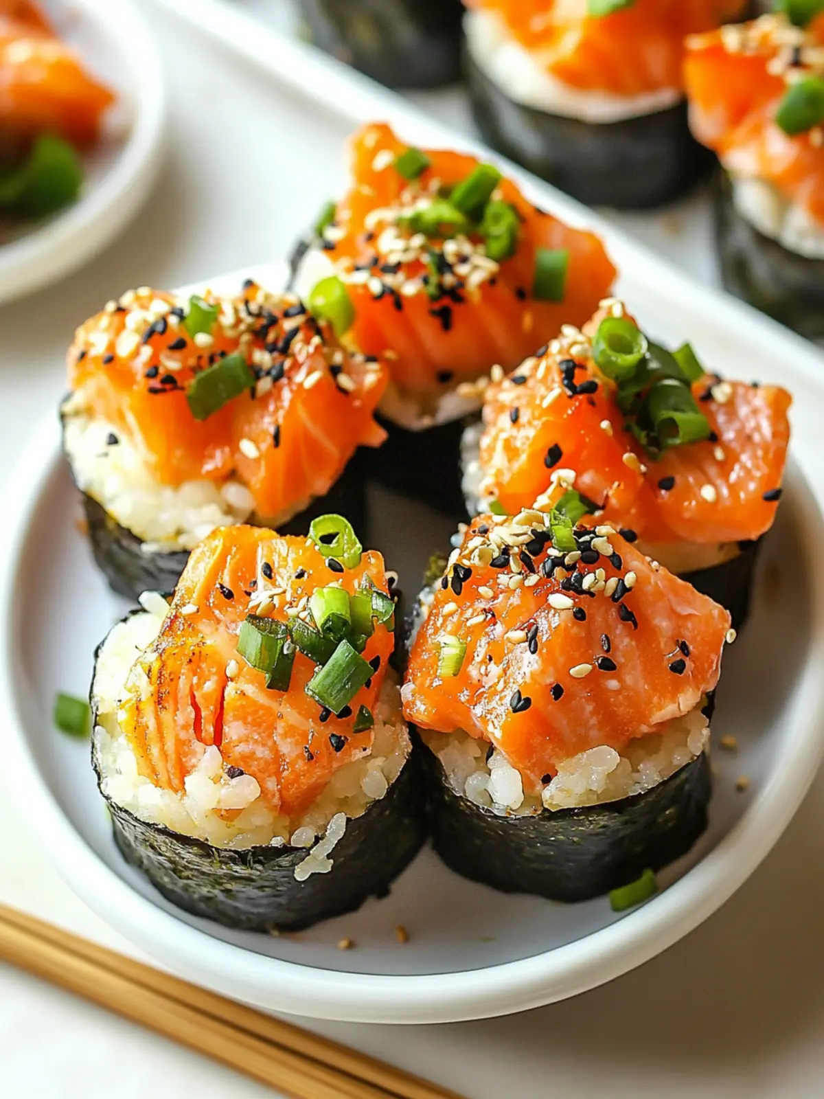 Easy Baked Salmon Sushi Cups Recipe You’ll Love in 30 Minutes 2 Easy Baked Salmon Sushi Cups (Viral Recipe)