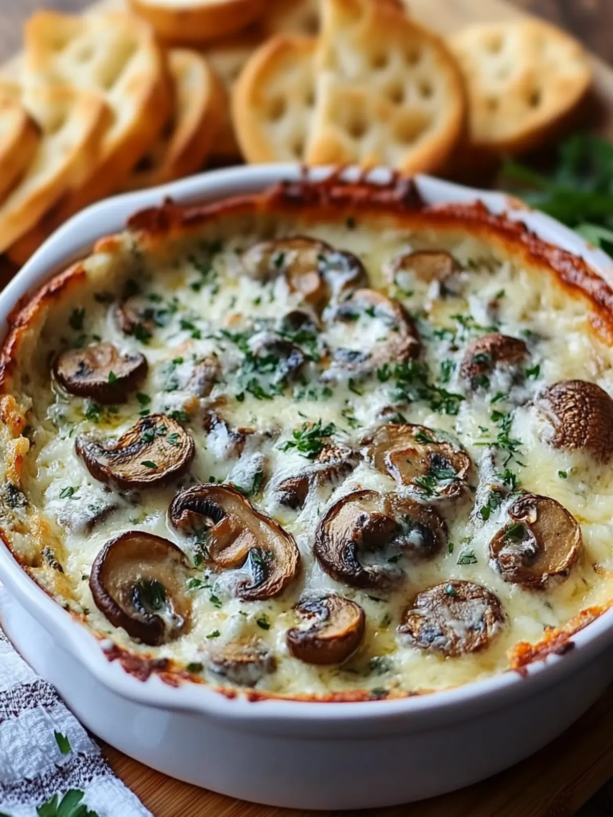 Irresistible Stuffed Mushroom Dip for Cozy Gatherings 3 Stuffed Mushroom Dip