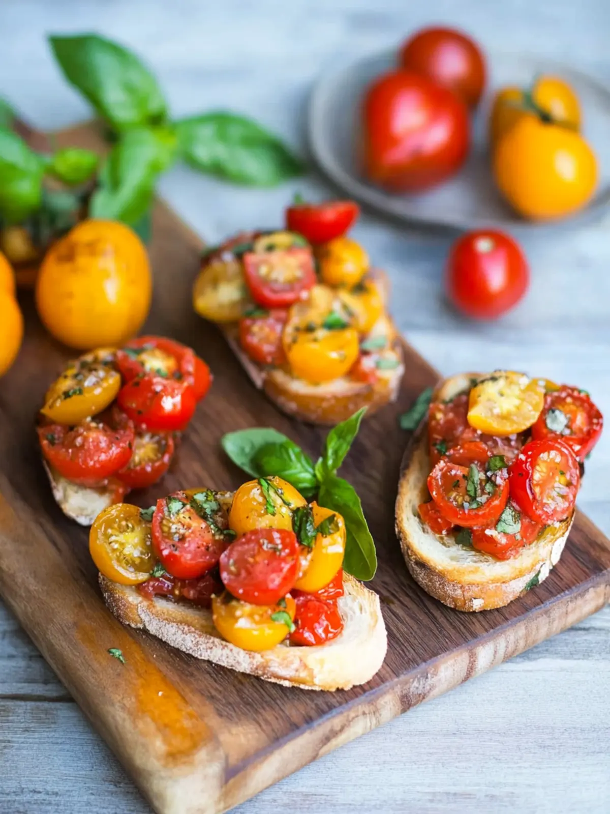 Fresh Cherry Tomato Bruschetta Recipe for Effortless Entertaining 5 Fresh Cherry Tomato Bruschetta Recipe
