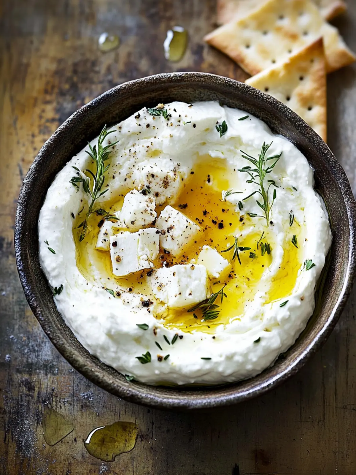 Whipped Feta Dip with Spicy Honey: A Flavorful 15-Minute Treat 2 Whipped Feta Dip with Spicy Honey