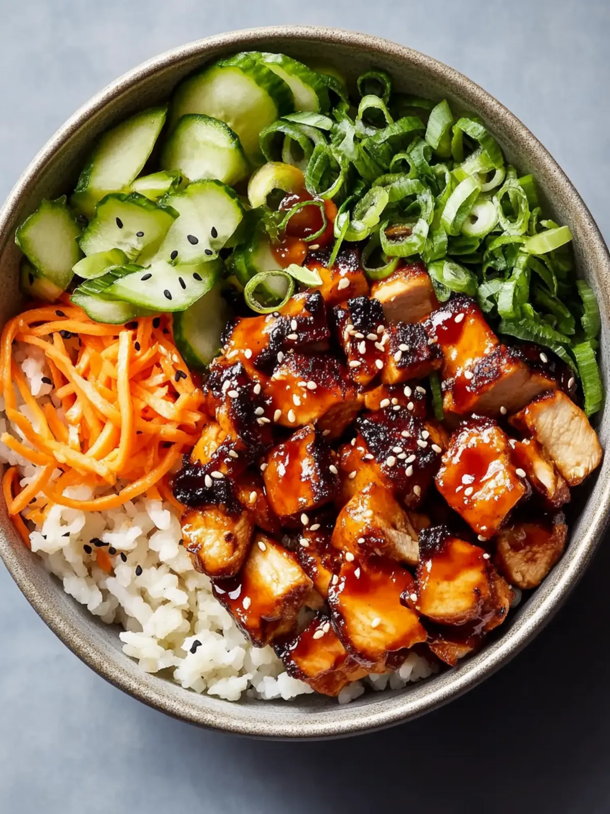 Savory Korean BBQ Chicken Bowls: Your Easy Weeknight Delight 3 Korean BBQ Chicken Bowls (Easy Weeknight Recipe!)