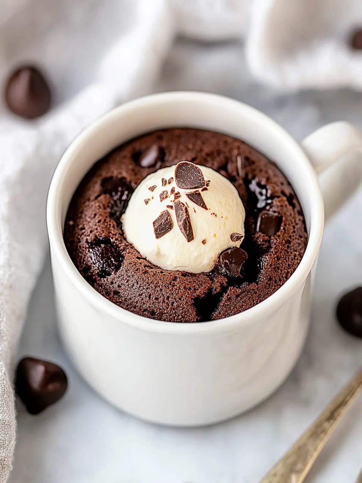Decadent Chocolate Mug Cake Ready in 2 Minutes Flat 2 Chocolate Mug Cake