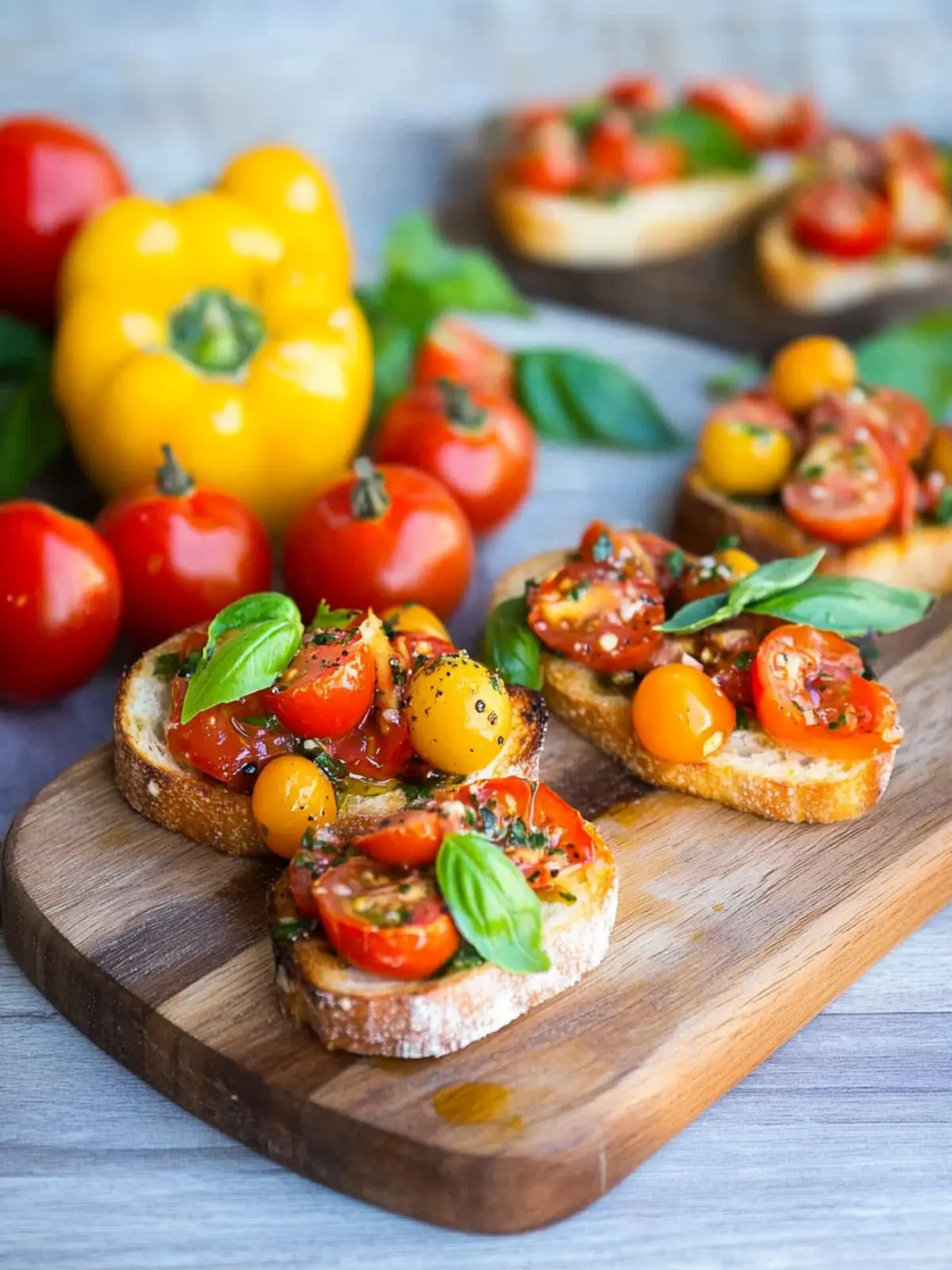 Fresh Cherry Tomato Bruschetta Recipe for Effortless Entertaining 2 Fresh Cherry Tomato Bruschetta Recipe