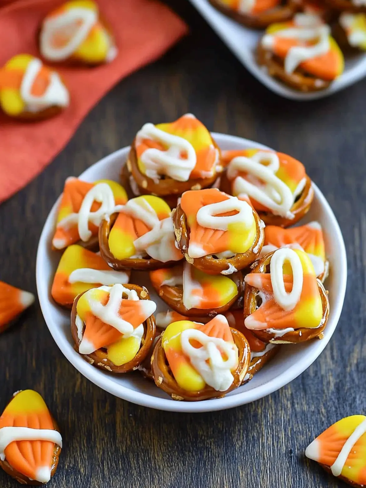 Delicious Candy Corn Pretzel Bites for a Fun Fall Treat 2 Candy Corn Pretzel Bites