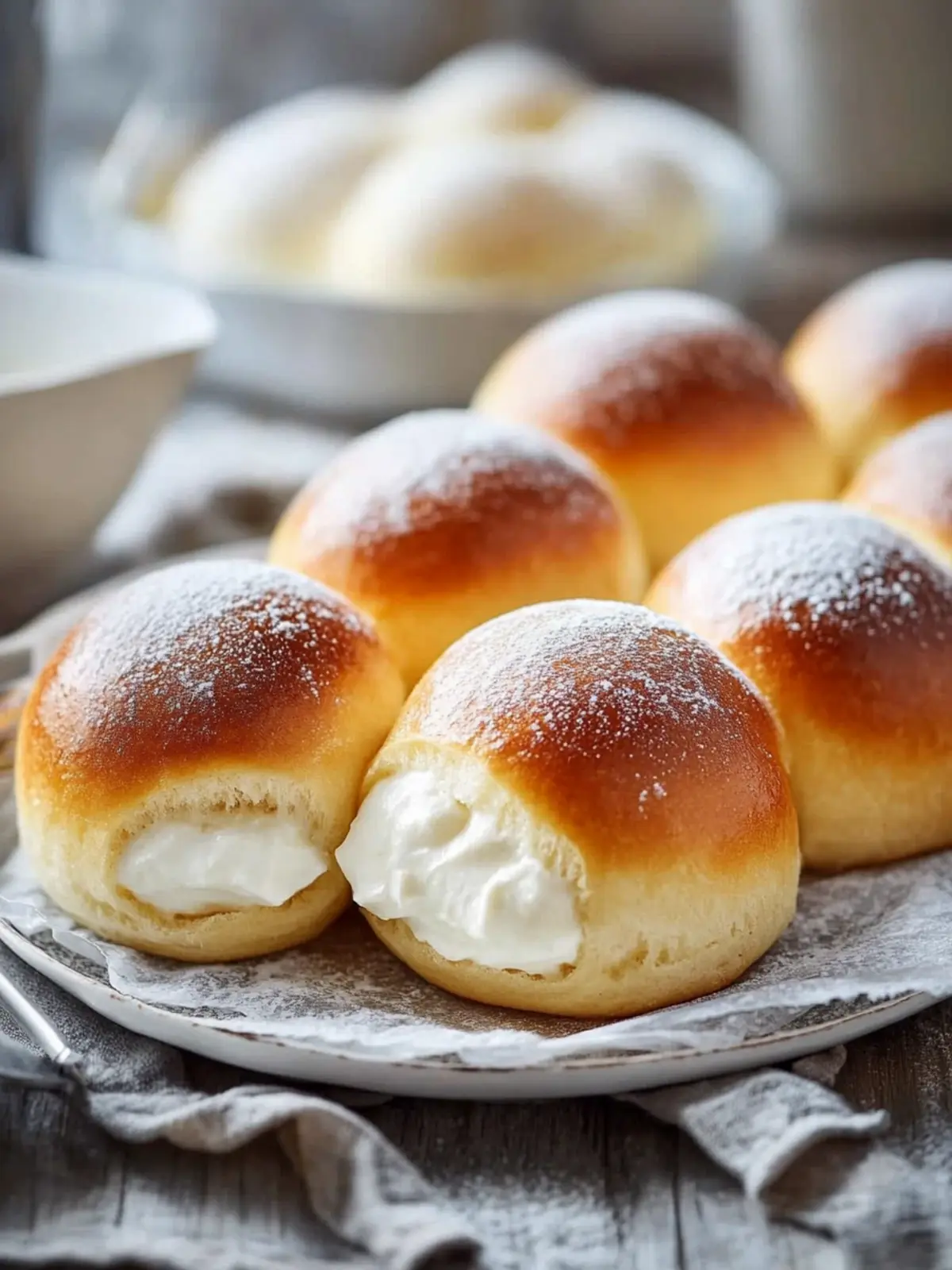 Perfect Vanilla Cream Buns Recipe for That Bakery-Style Bliss 2 Perfect Vanilla Cream Buns Recipe