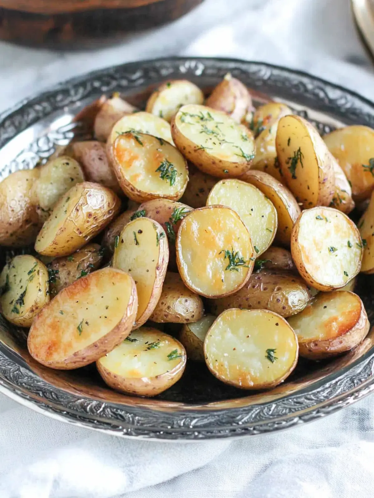Garlic Roasted Baby Dutch Potatoes Recipe for Easy Side Dish 2 Baby Dutch Potatoes Recipe
