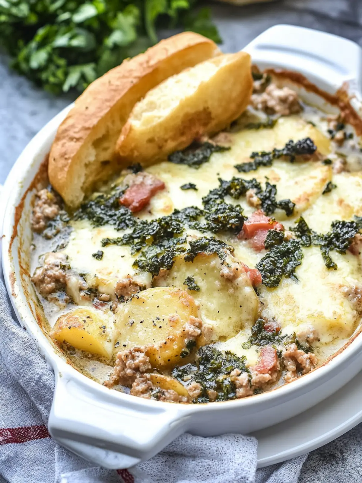 Creamy Zuppa Toscana Casserole for Ultimate Comfort Food 4 Zuppa Toscana Casserole