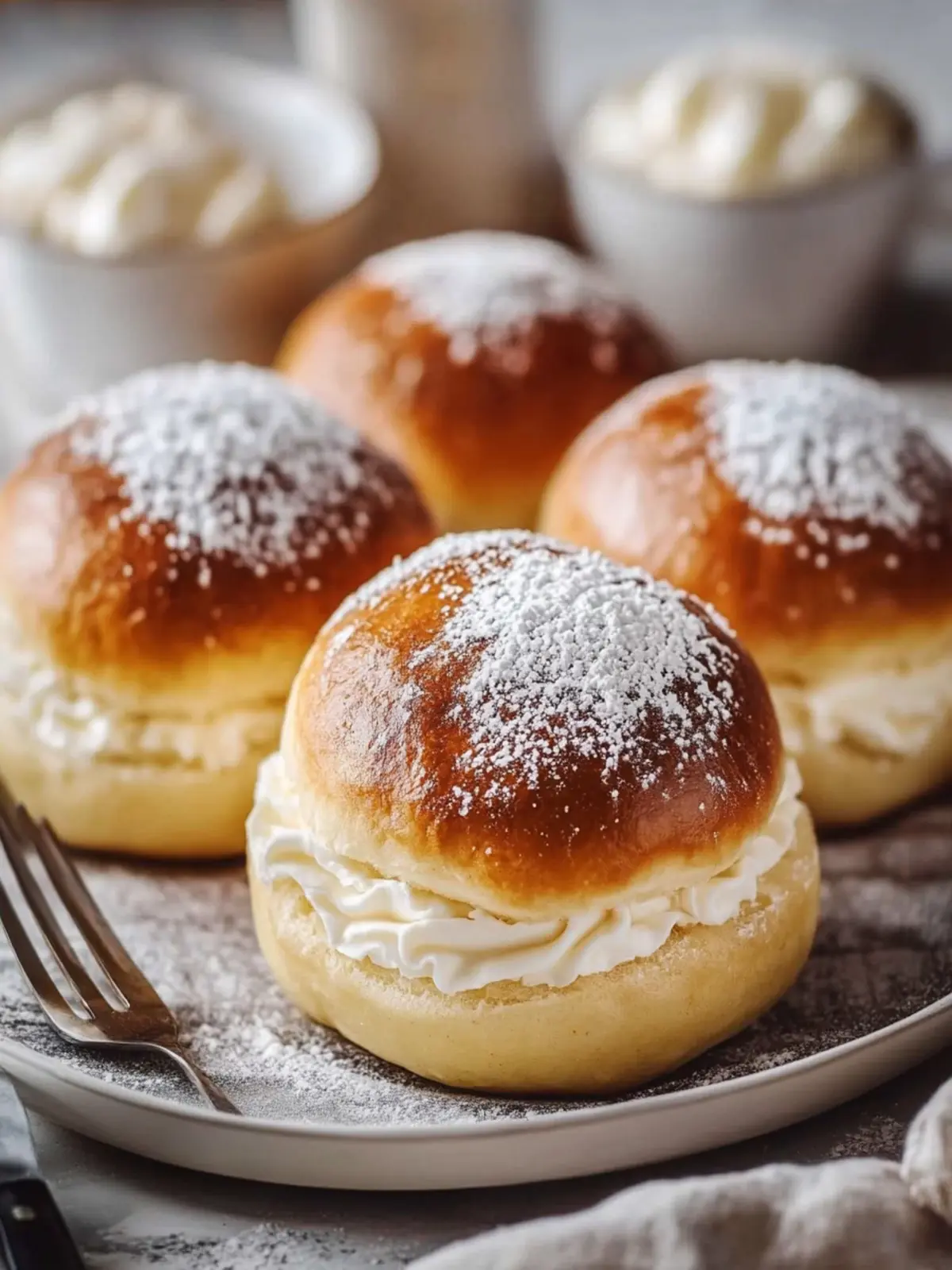 Perfect Vanilla Cream Buns Recipe for That Bakery-Style Bliss 3 Perfect Vanilla Cream Buns Recipe
