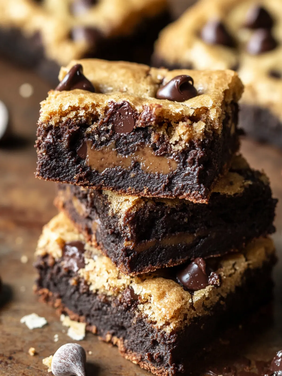 Decadent Chocolate Chip Cookie Brownies You'll Love 5 Chocolate Chip Cookie Brownies